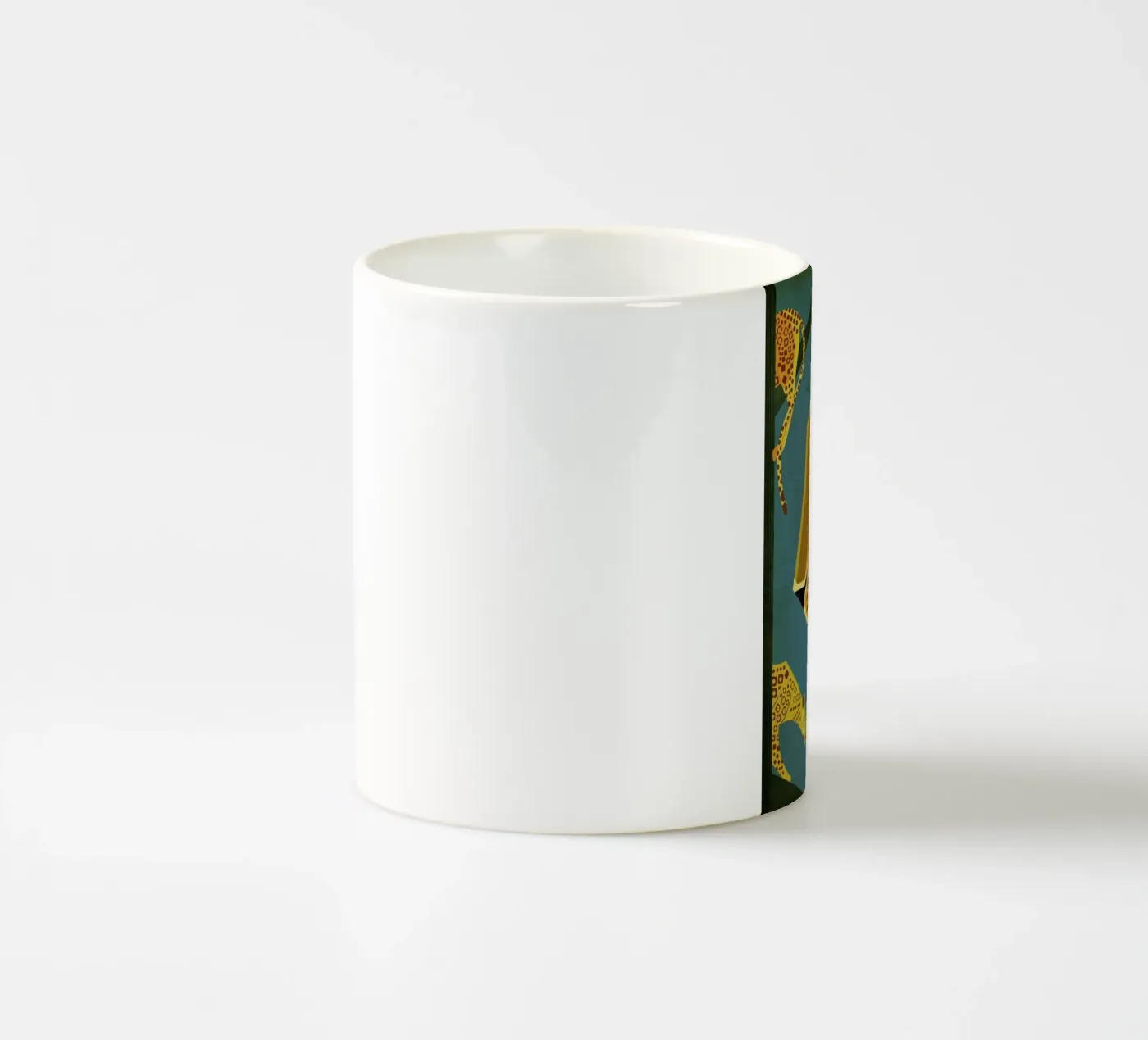 Leopard ceramic mug by Dieter Braun