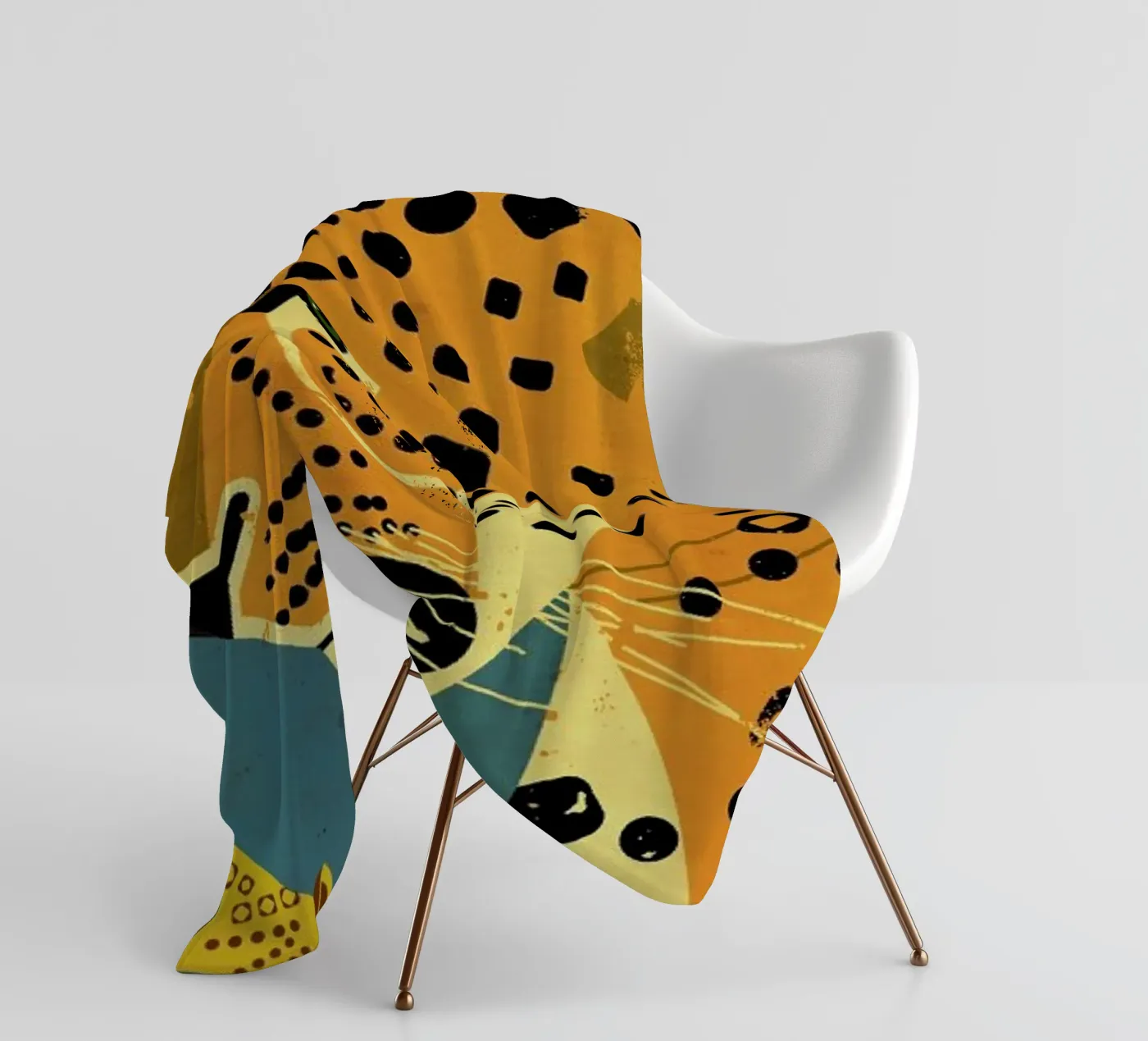 Leopard Fleecedecke von Dieter Braun