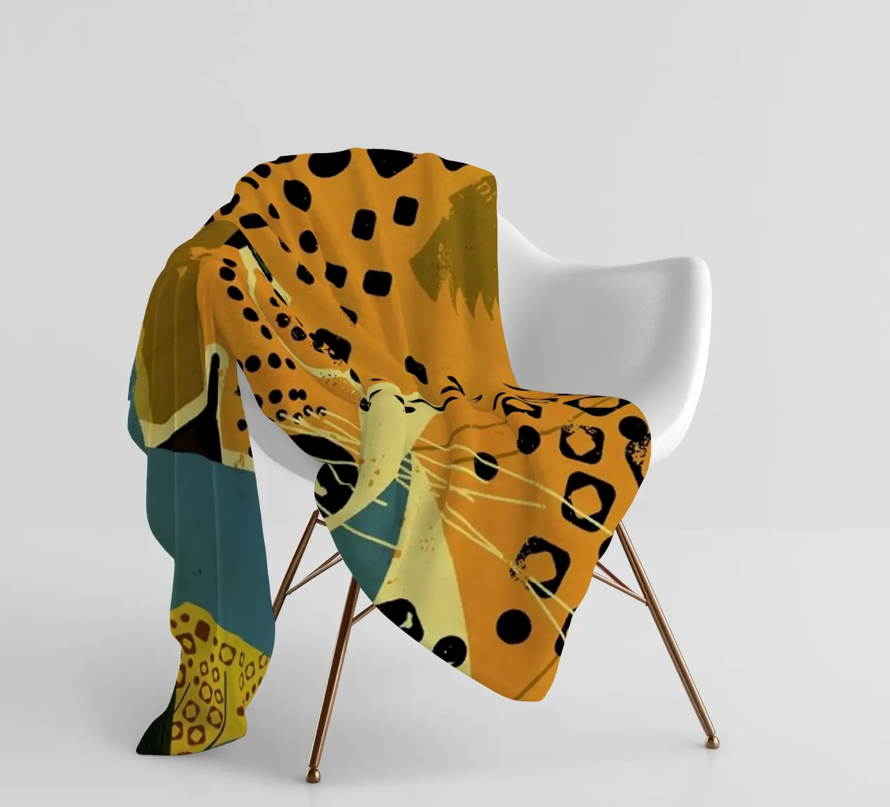 Leopard fleecedeken van Dieter Braun