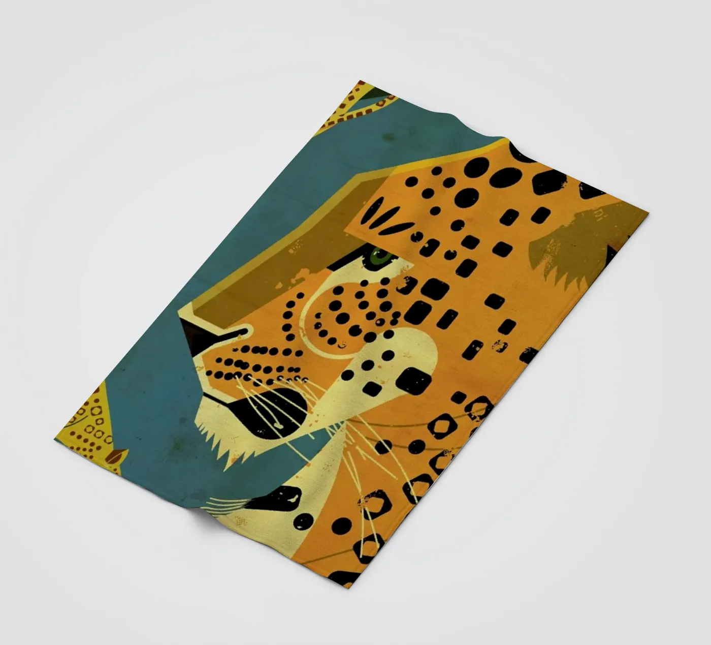 Leopard Fleecedecke von Dieter Braun