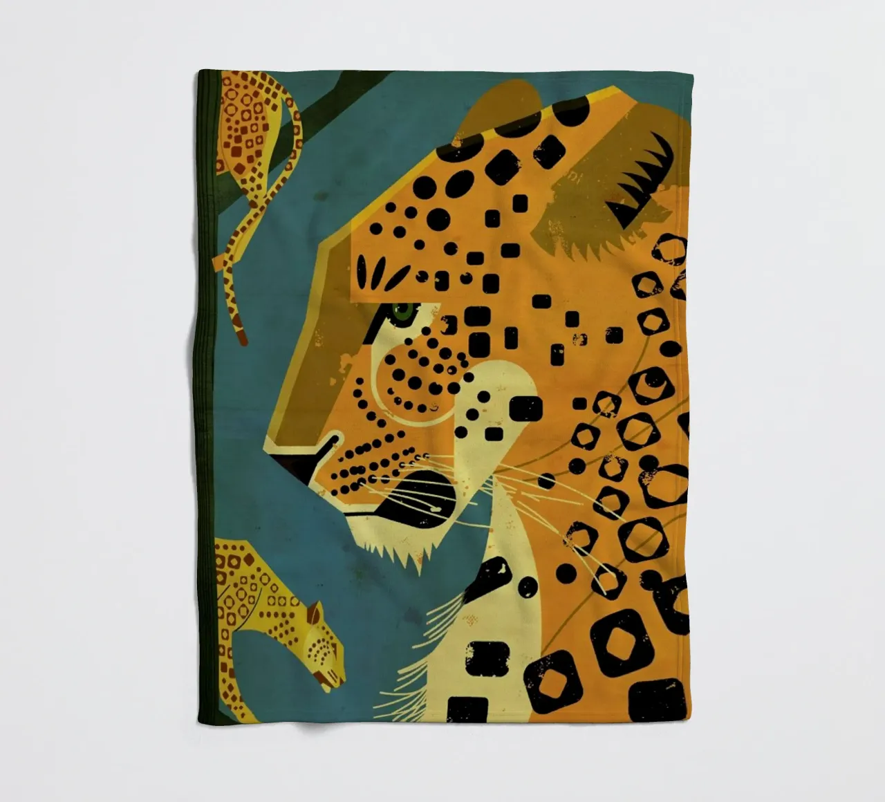 Leopard fleecedeken van Dieter Braun