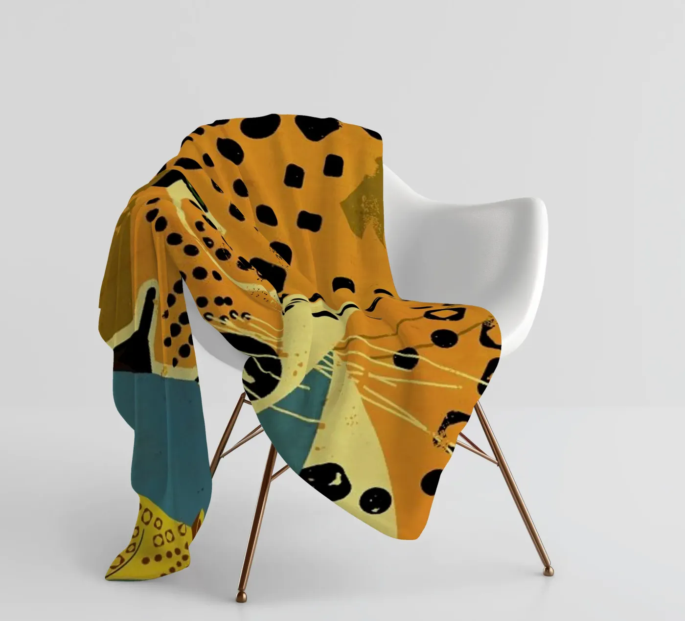 Leopard Fleecedecke von Dieter Braun