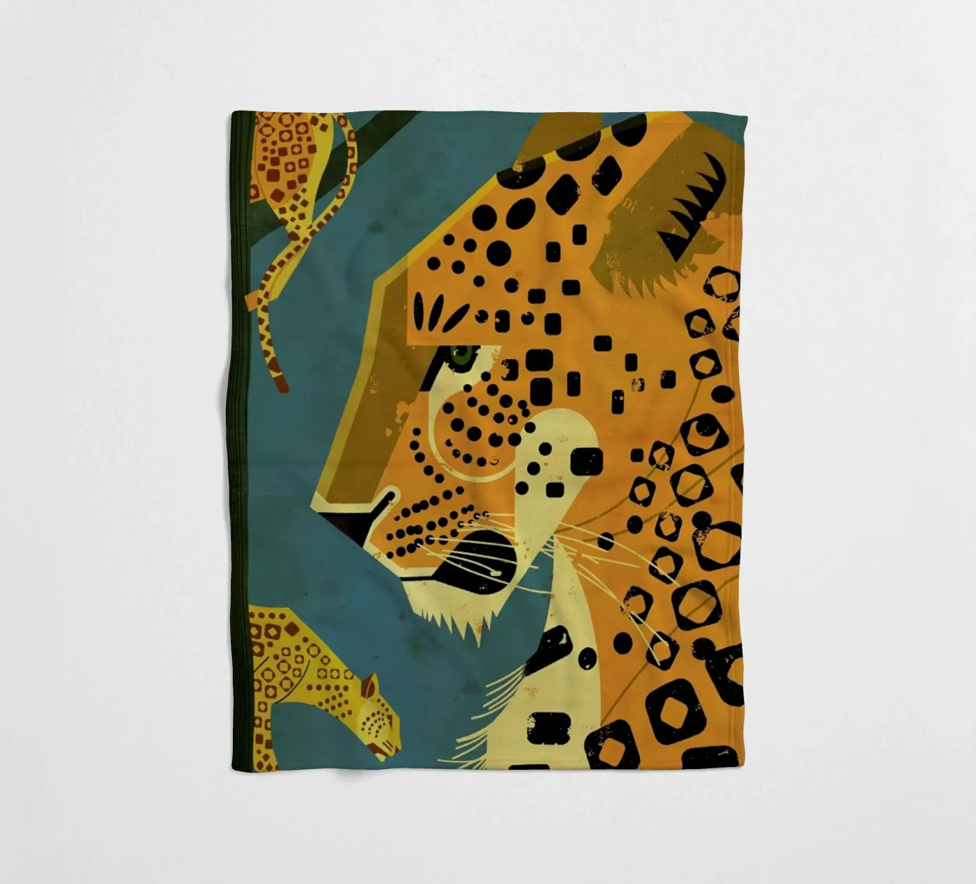 Leopard Fleecedecke von Dieter Braun