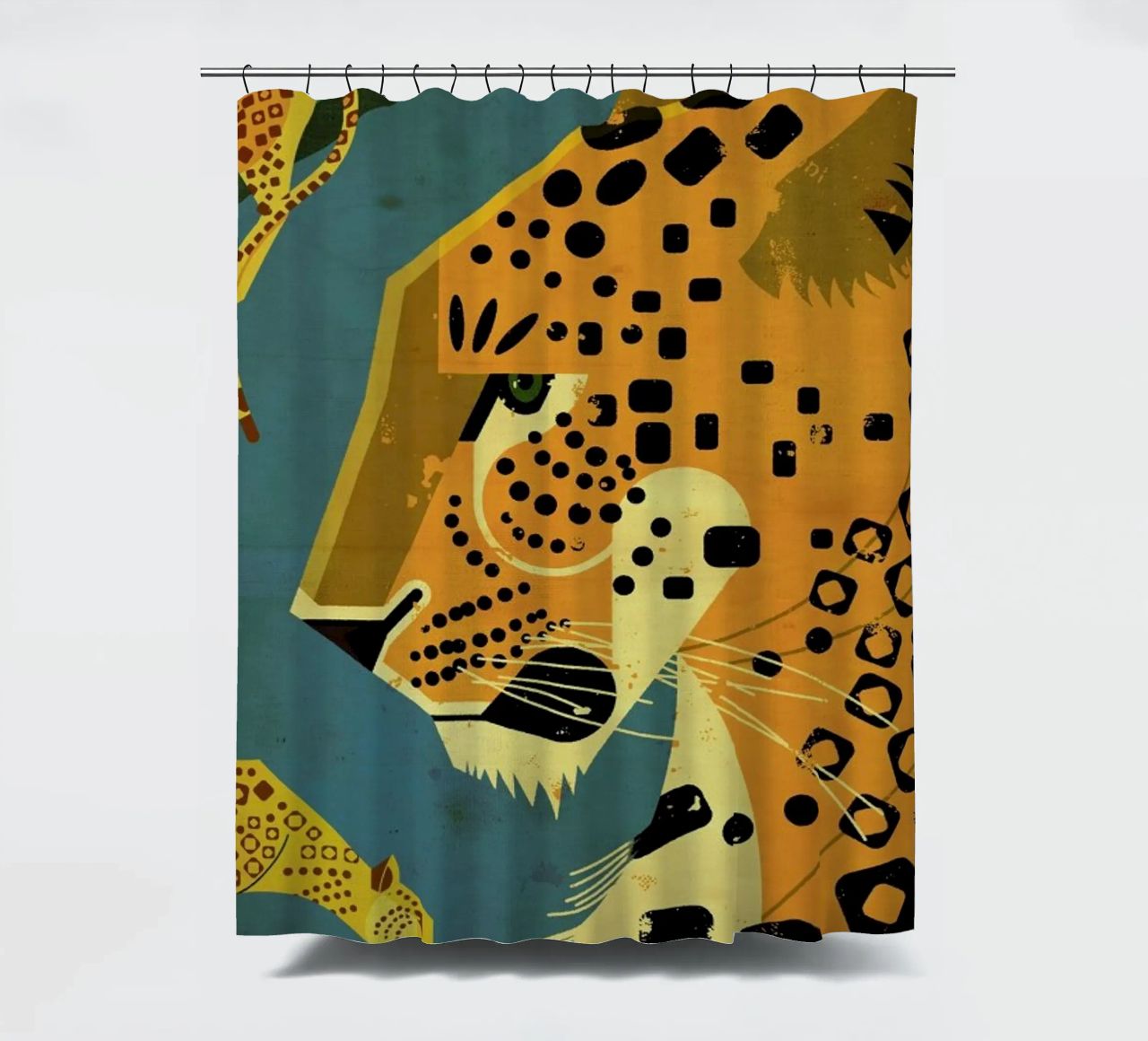 Leopard tenda da doccia da Dieter Braun