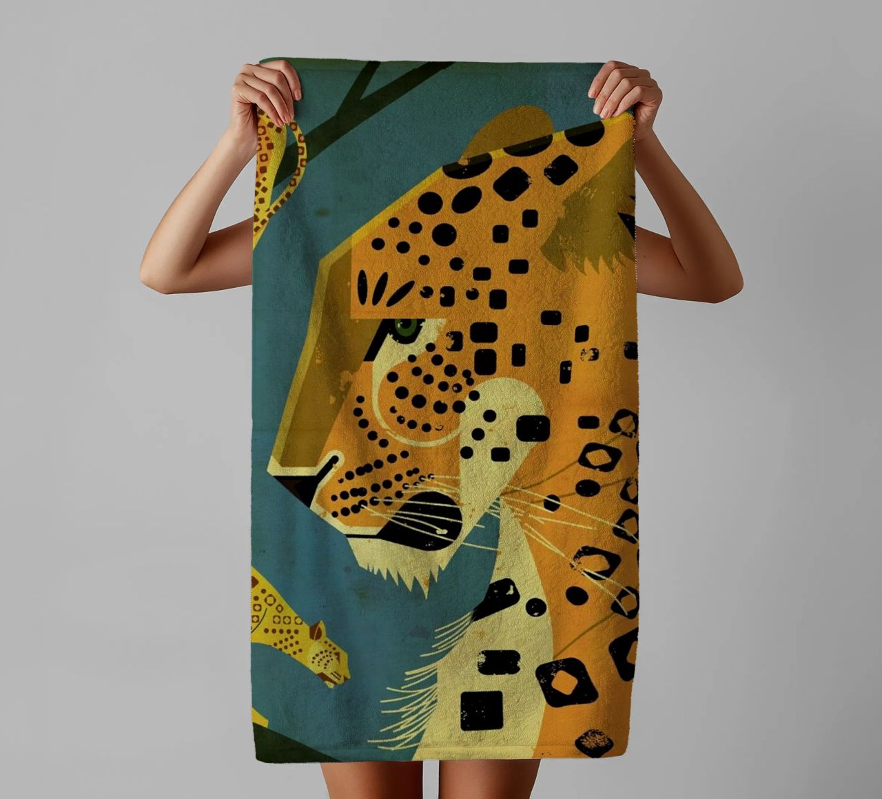 Leopard asciugamano da bagno da Dieter Braun