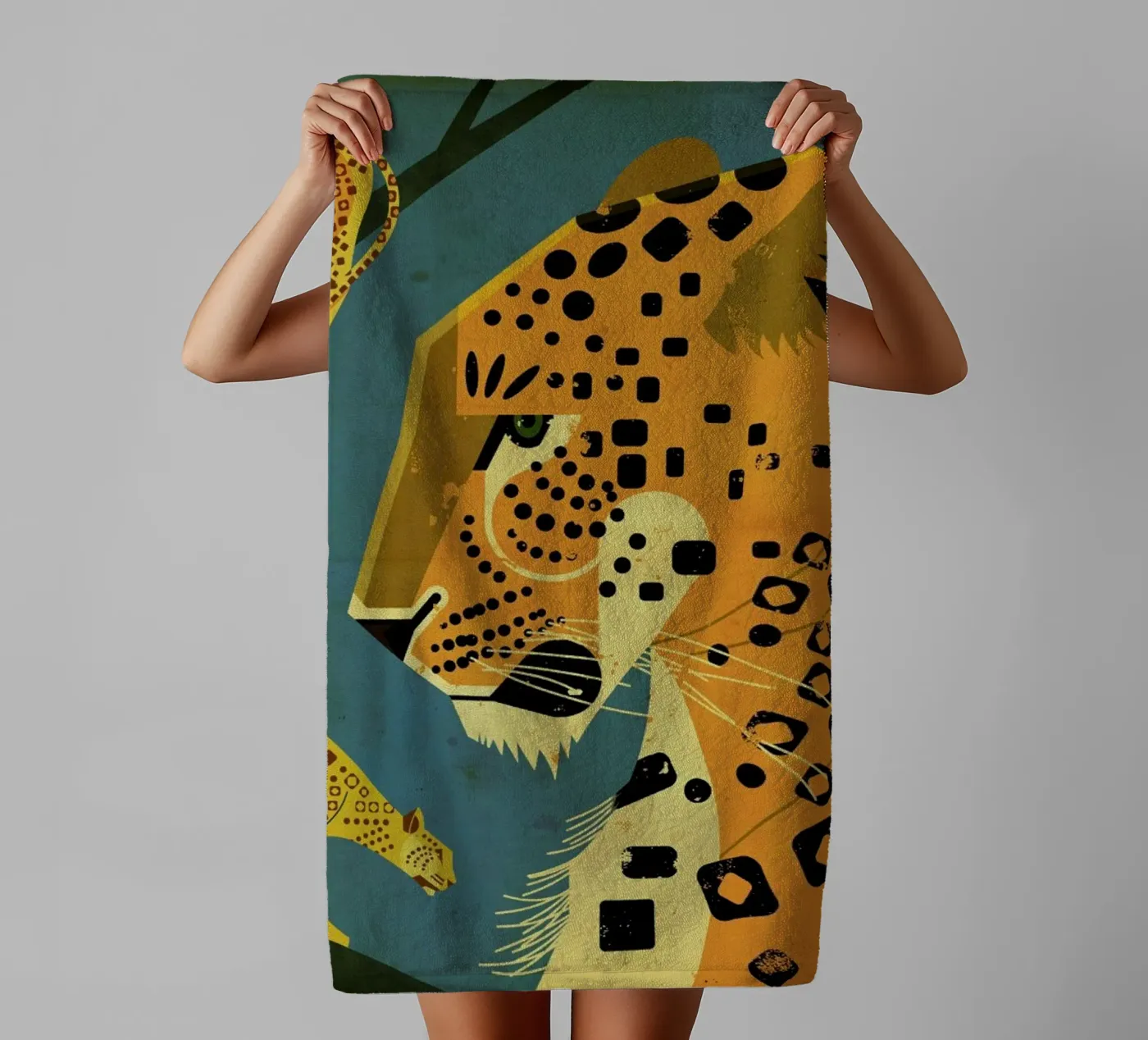 Leopard asciugamano da bagno da Dieter Braun