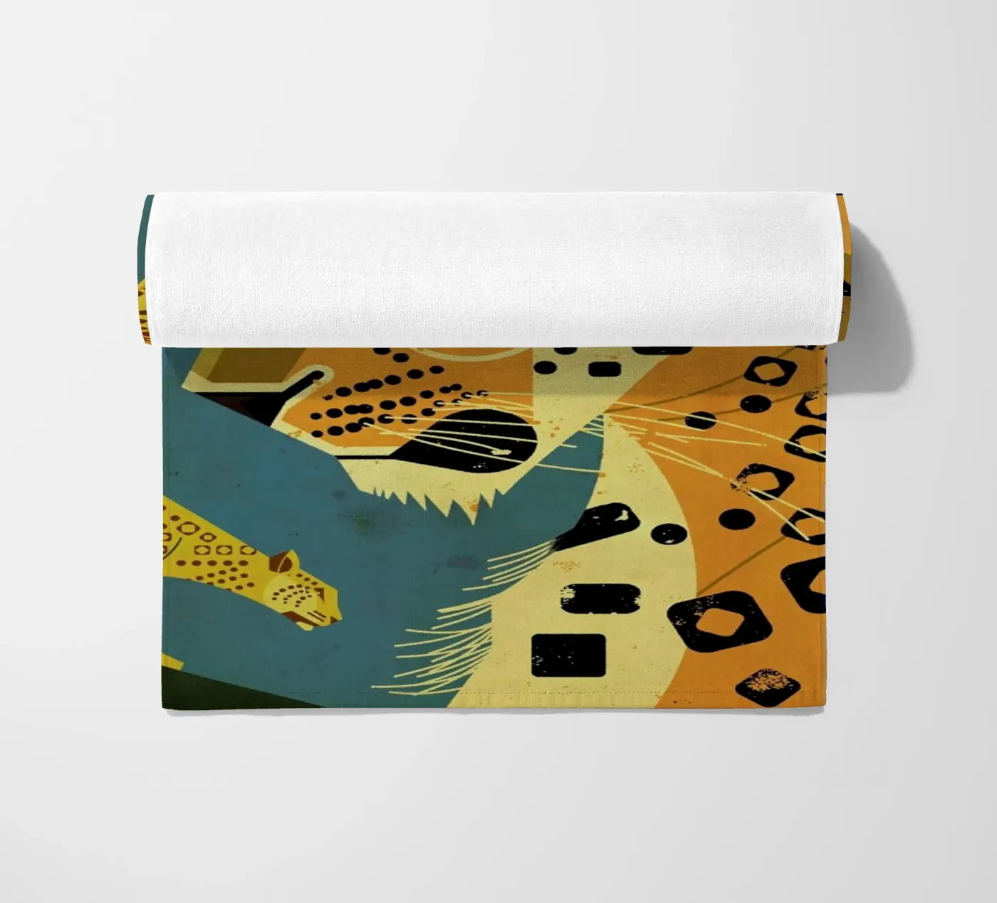 Leopard beach towel by Dieter Braun