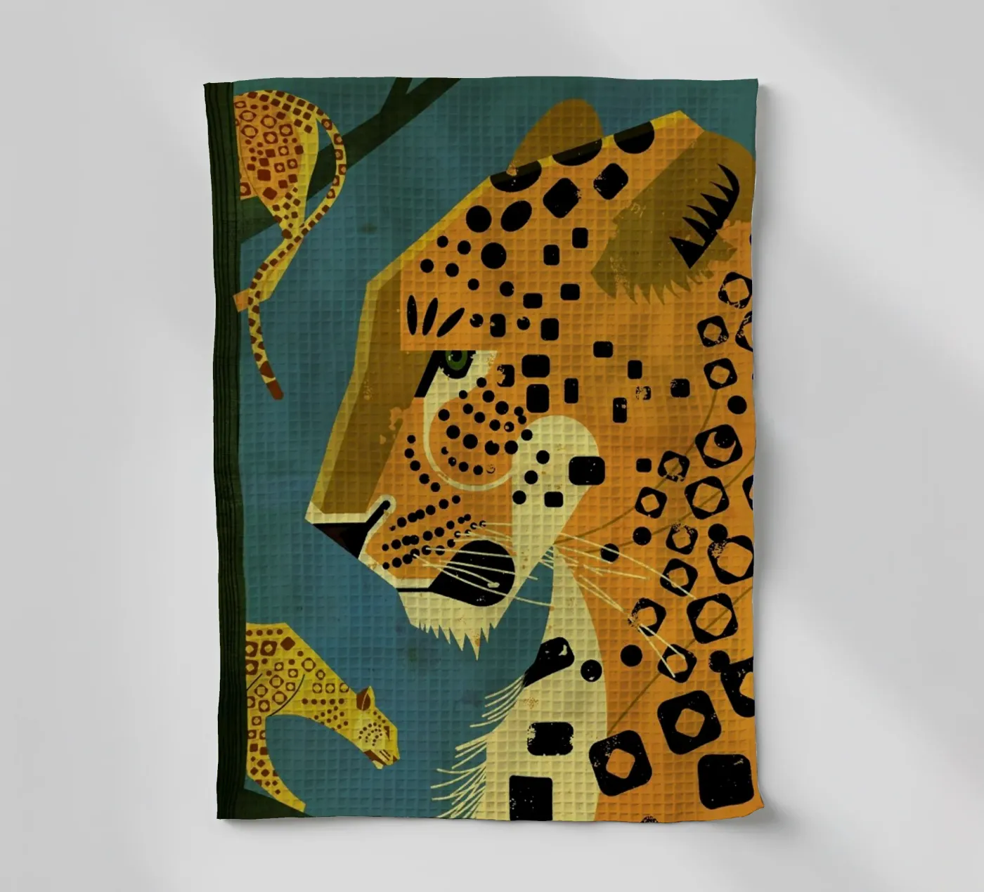 Leopard tea towel by Dieter Braun