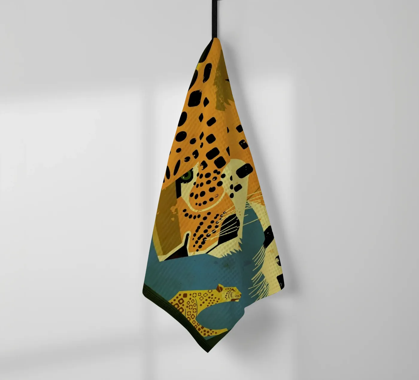 Leopard tea towel by Dieter Braun