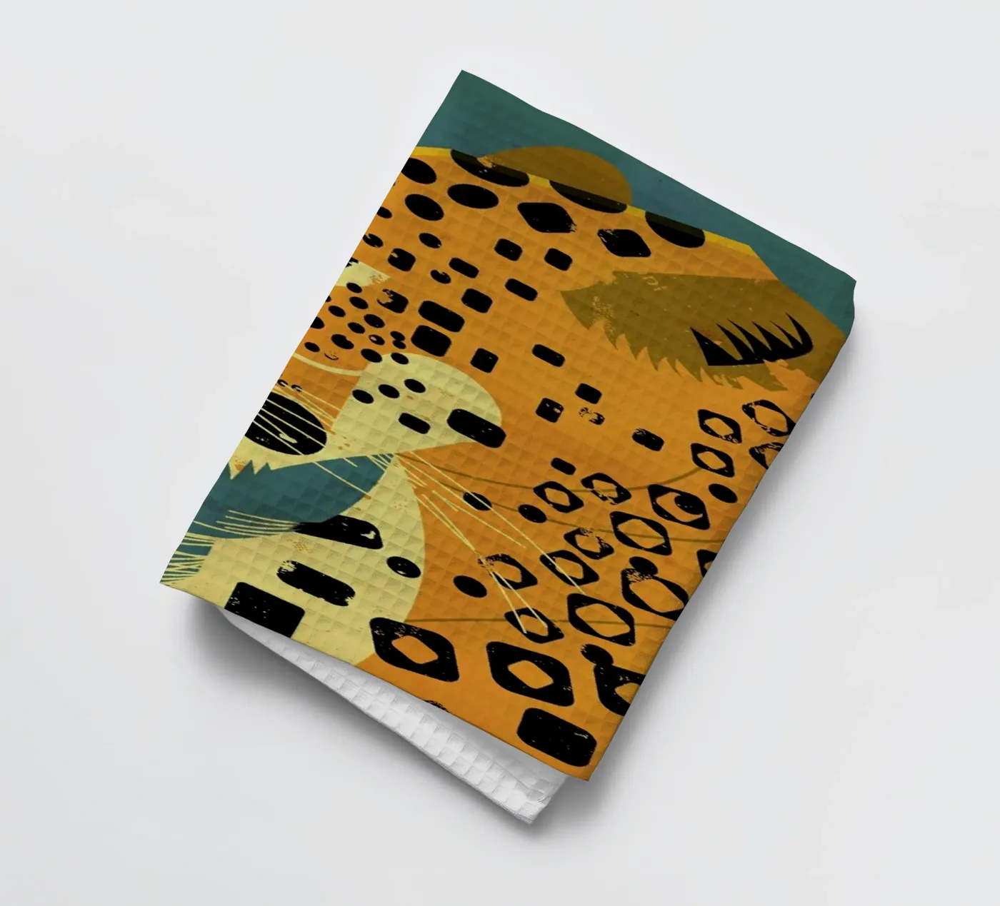 Leopard tea towel by Dieter Braun