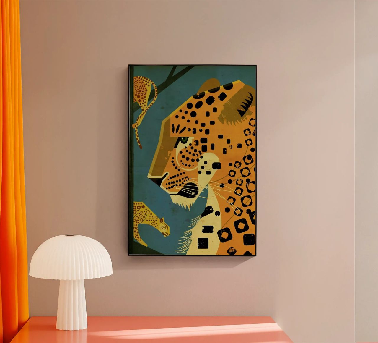 Leopard plexiglass da Dieter Braun