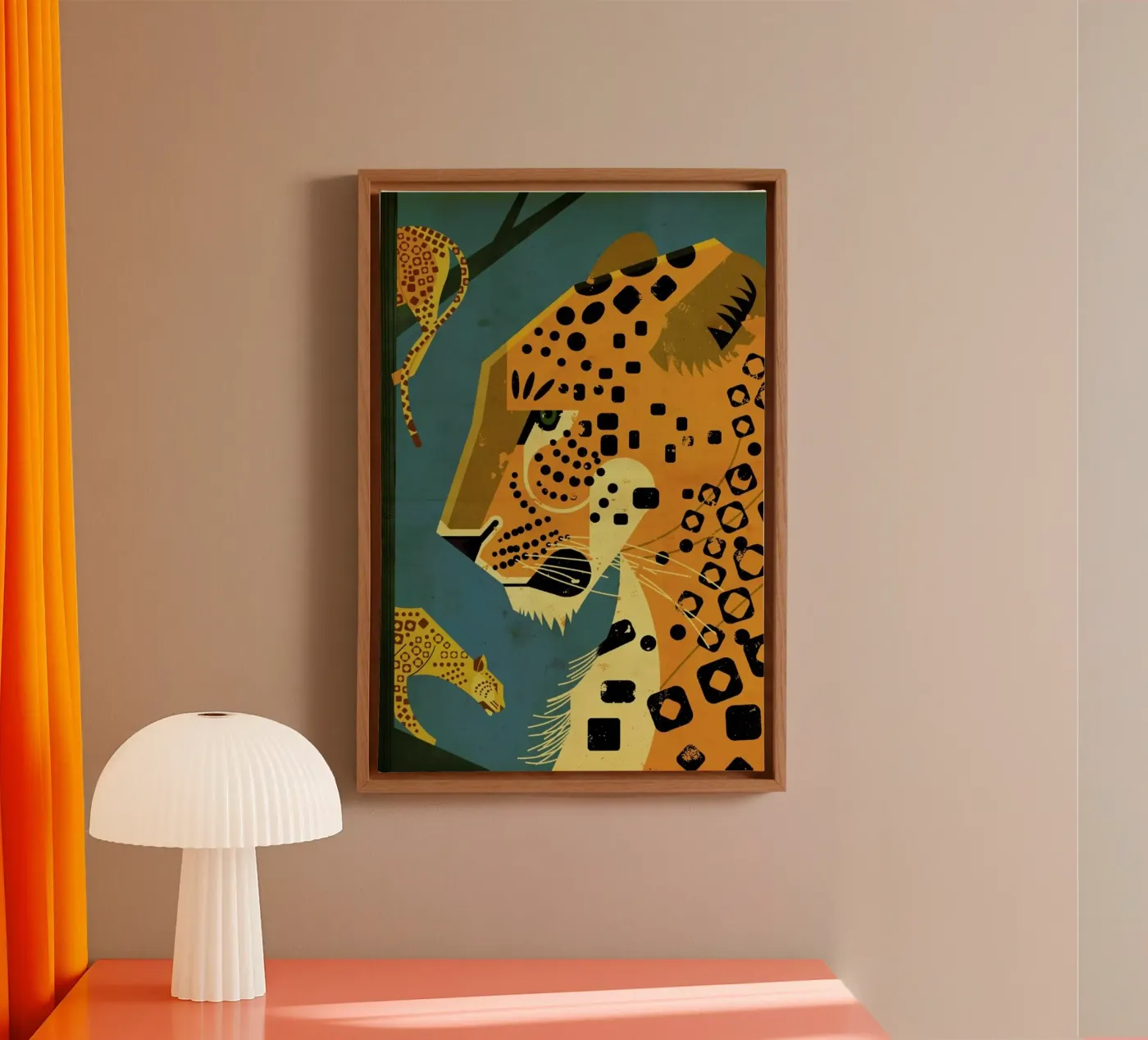 Leopard toile de Dieter Braun