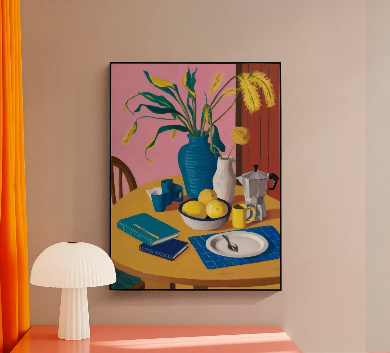 Grano e limone Stillness plexiglass da Pan Denim