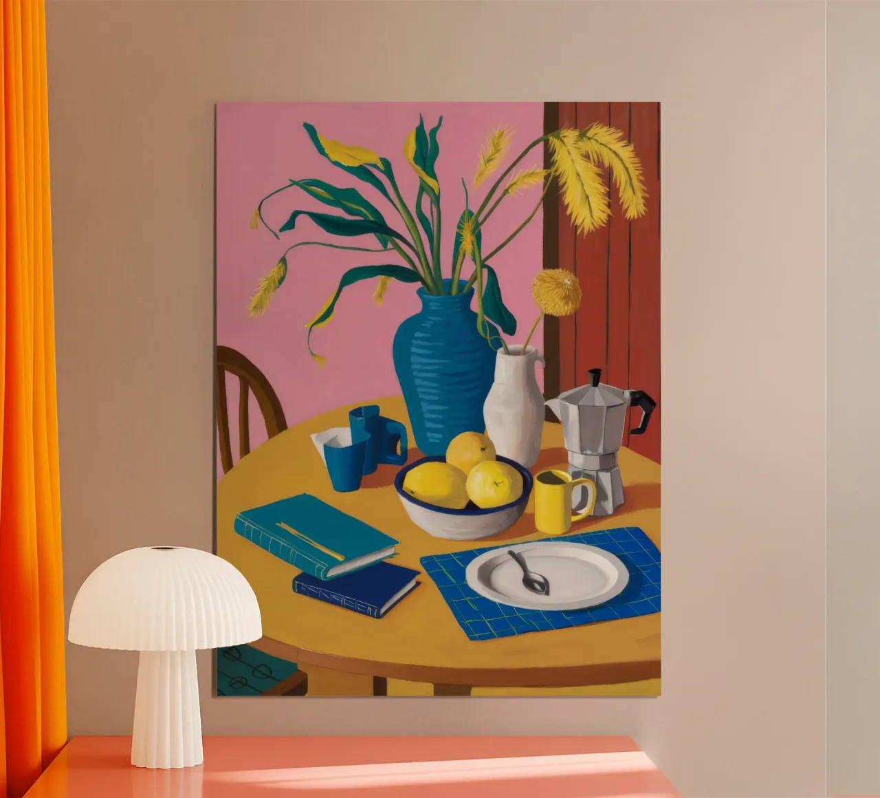 Grano e limone Stillness poster da Pan Denim