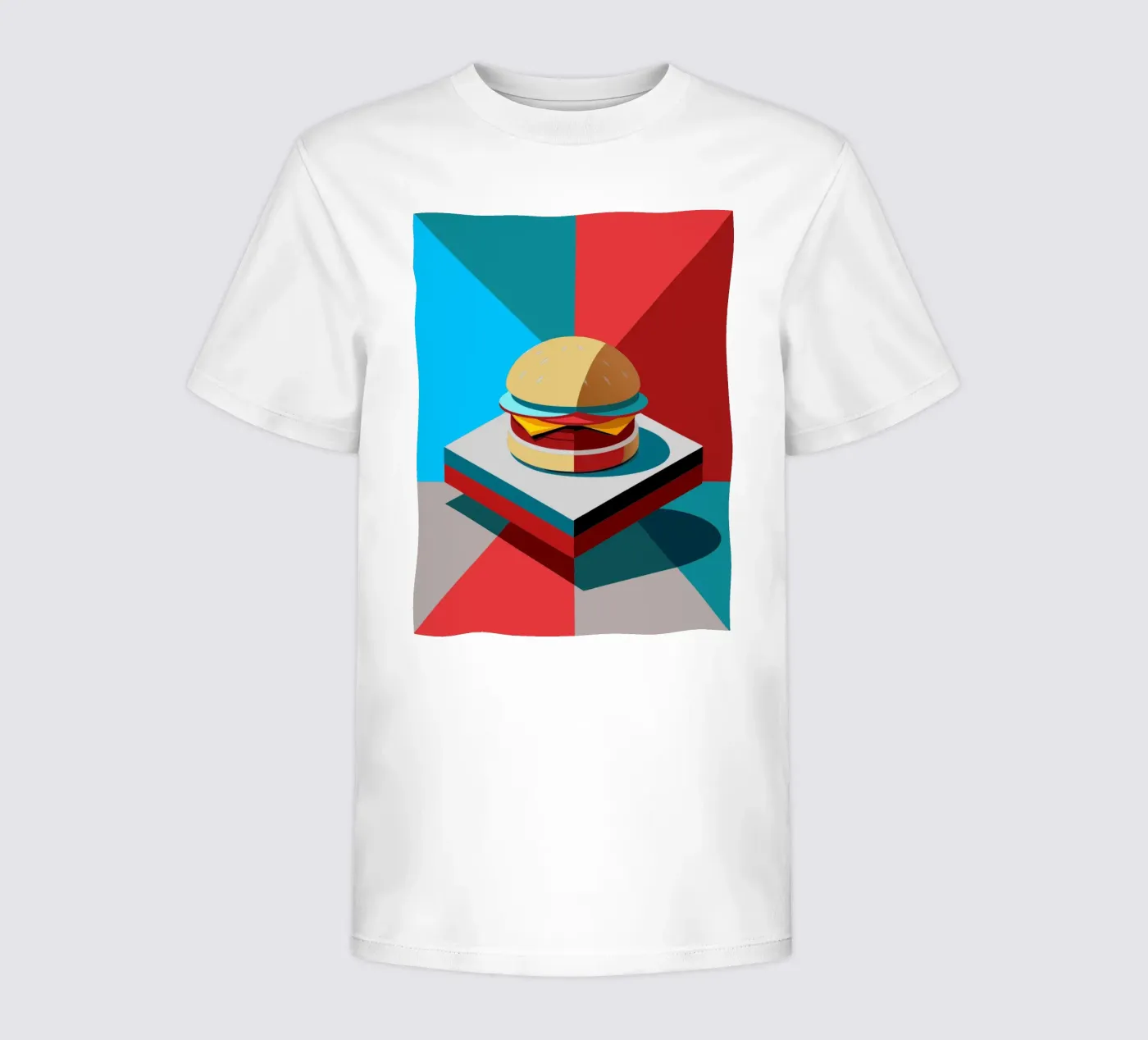 burger vector kinder t-shirt van zaidza