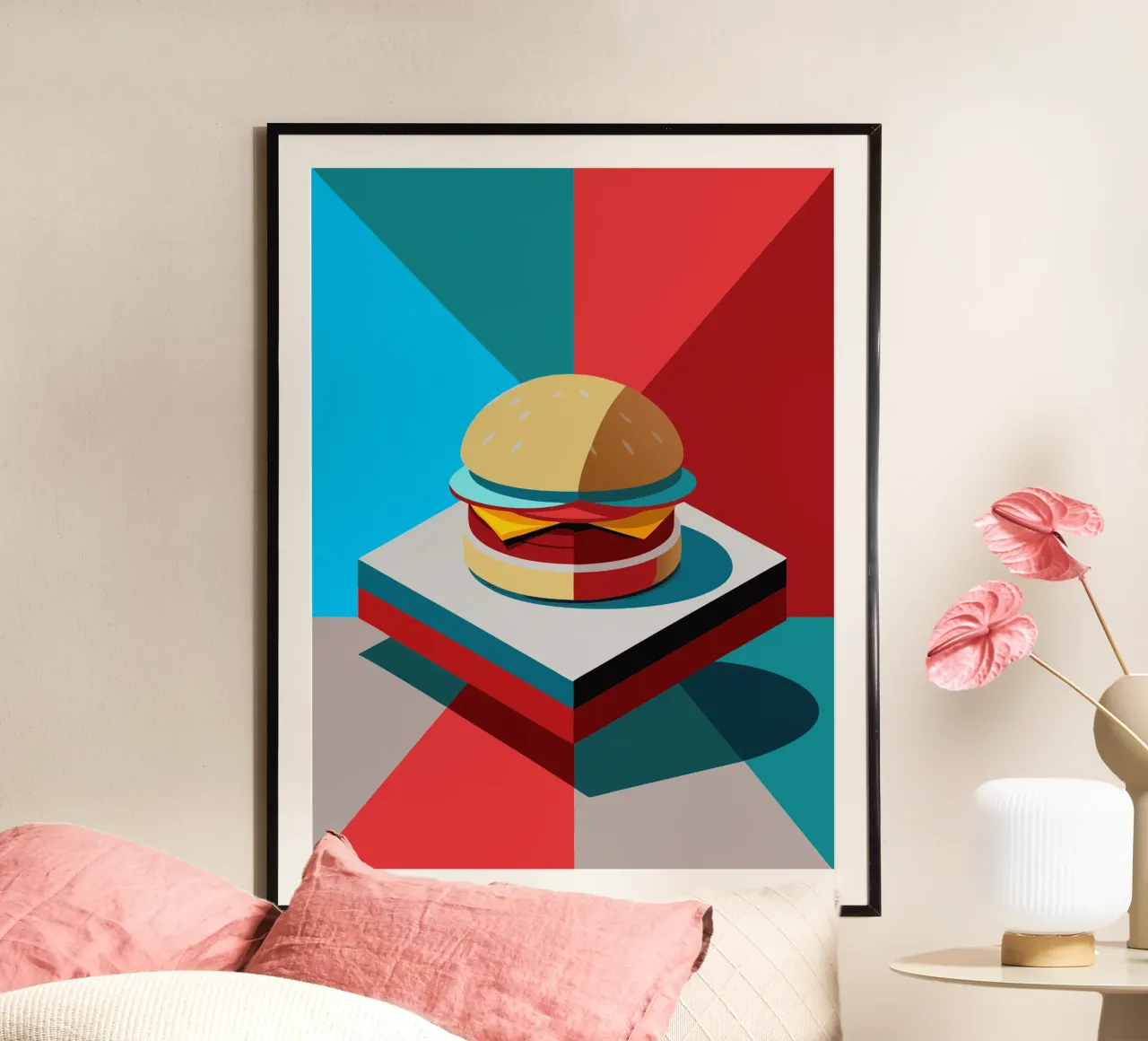 burger vector poster van zaidza