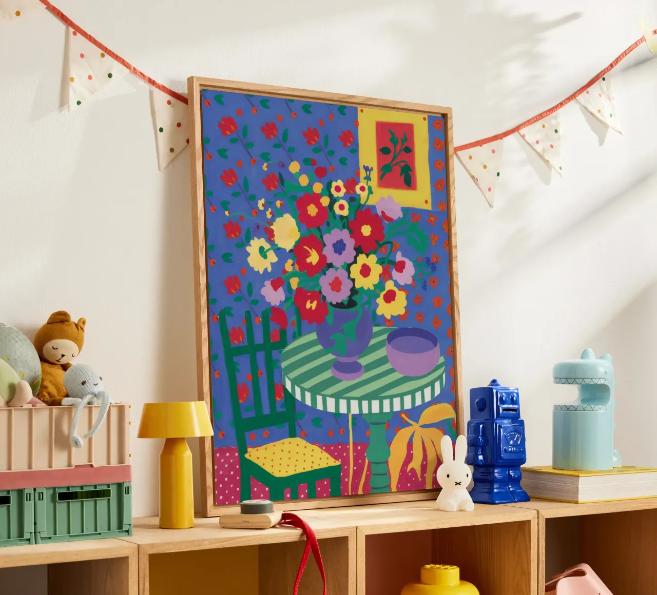 Mesa Joyful Garden metacrilato de Tiga Bersama