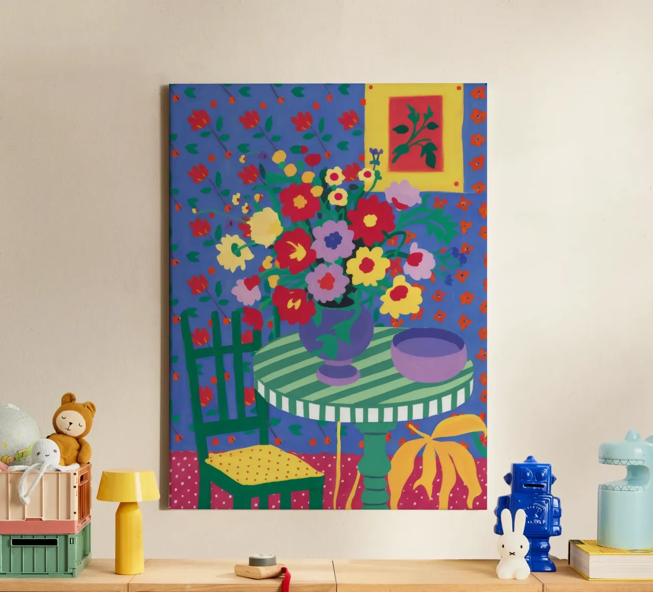 Tavolo da giardino Joyful tela con Cornice a cassetta da Tiga Bersama
