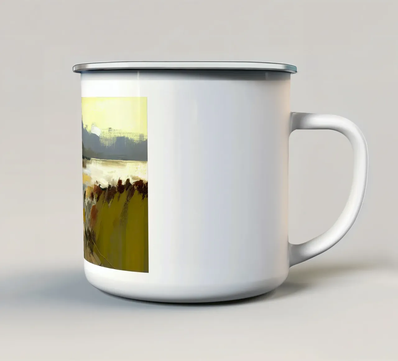 Arte da parete di Imagine tazza in smalto da Imagine