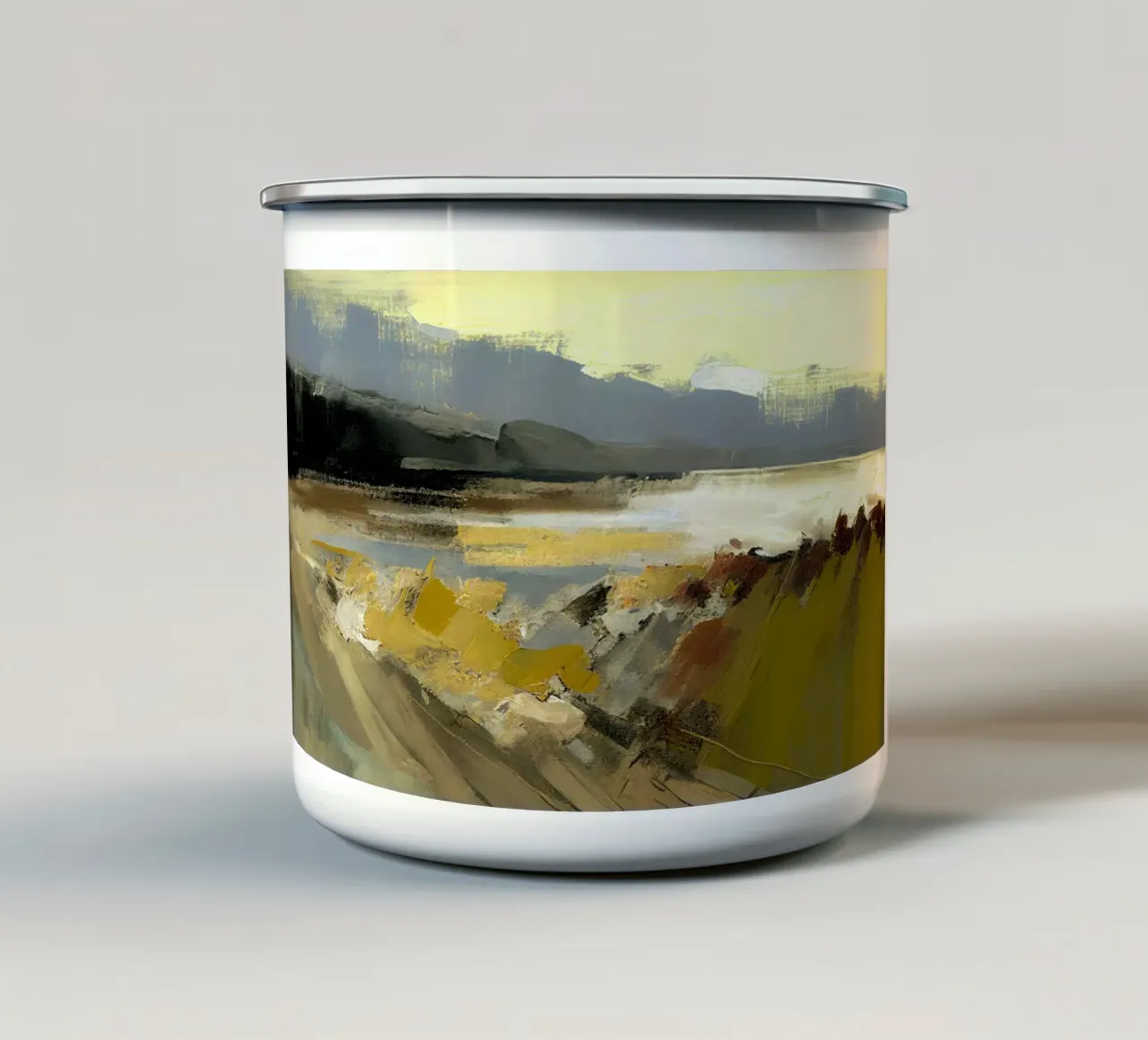 Arte da parete di Imagine tazza in smalto da Imagine