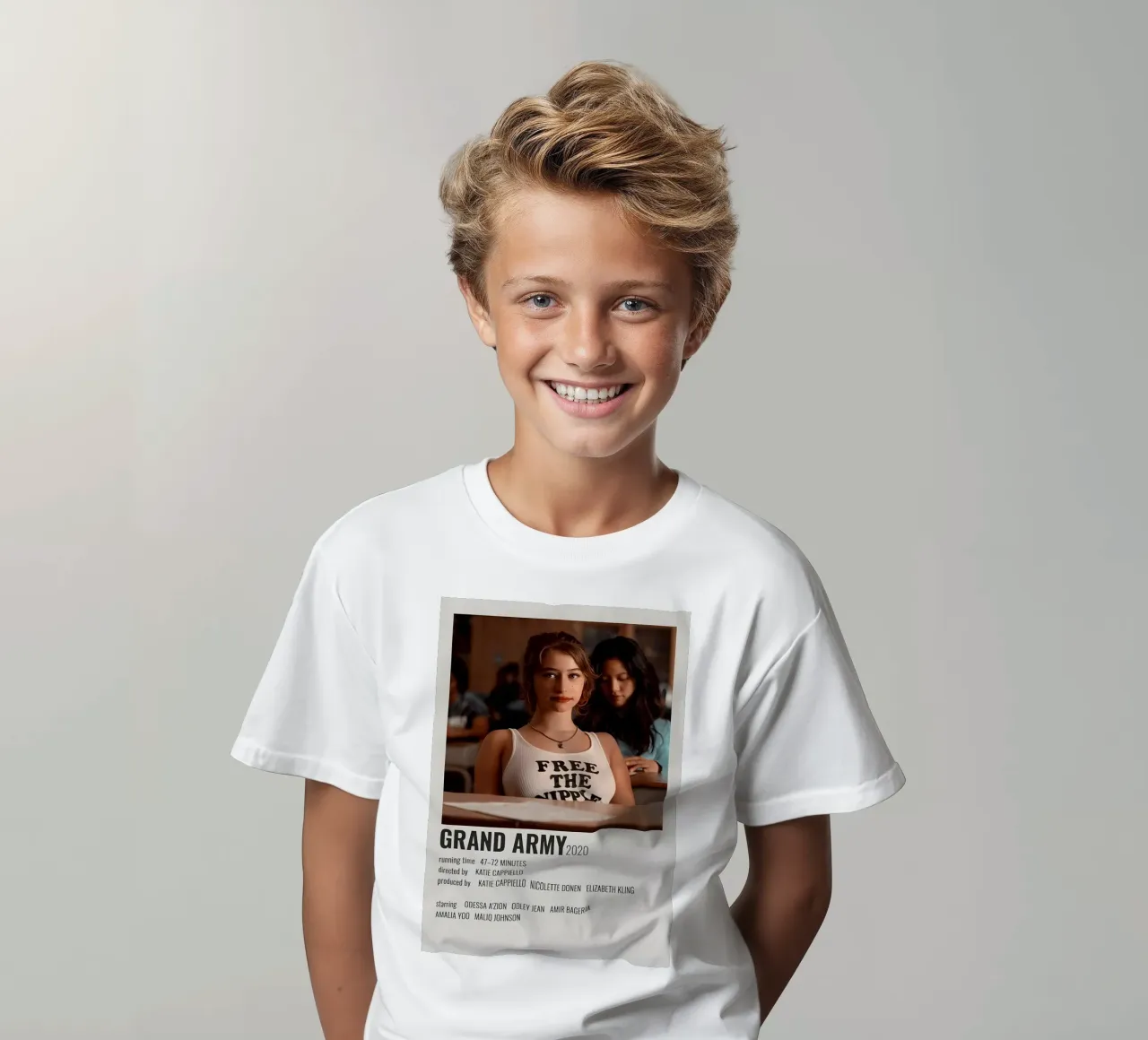 GRAND ARMY 2020 kids t-shirt by MVFminimalist