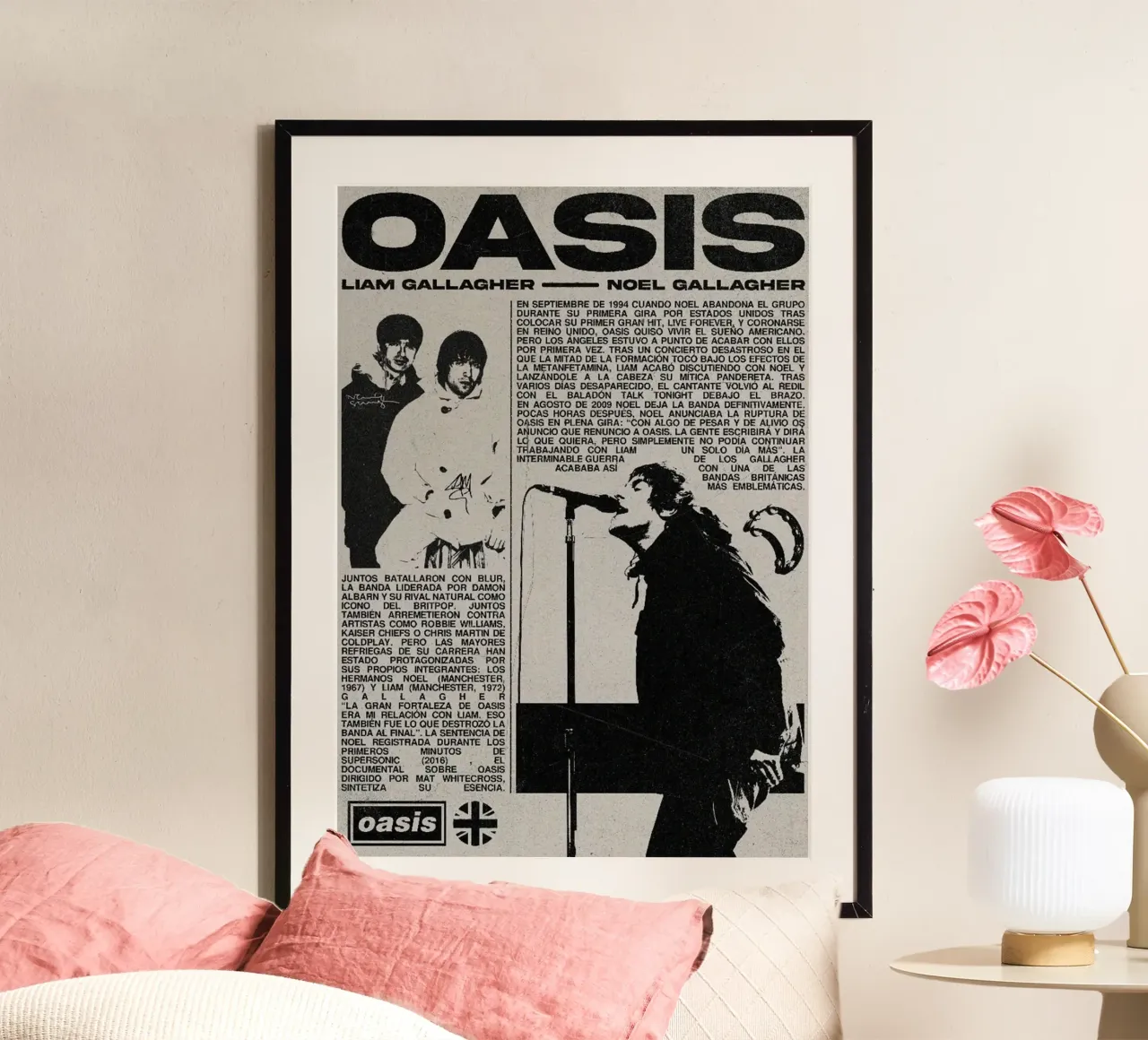 I giorni di gloria sono ancora forti poster con telaio in alluminio da volth