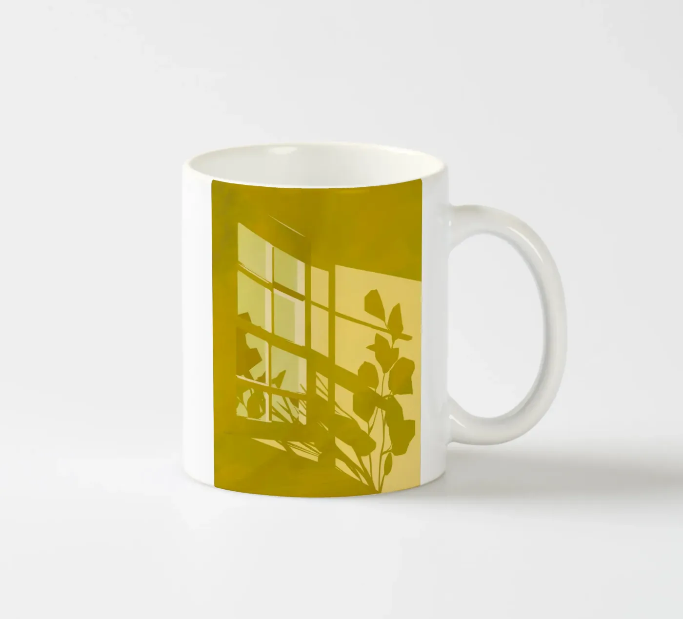 Window Shadowplay Keramik Tasse von Pan Denim