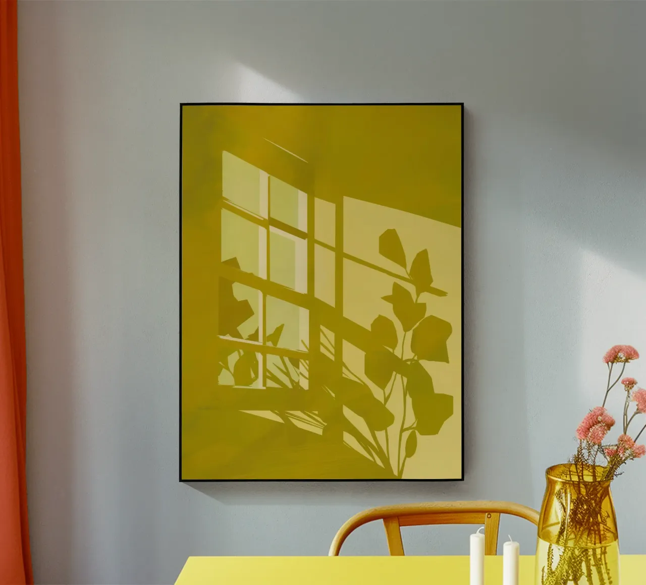 Gioco di ombre della finestra plexiglass da Pan Denim