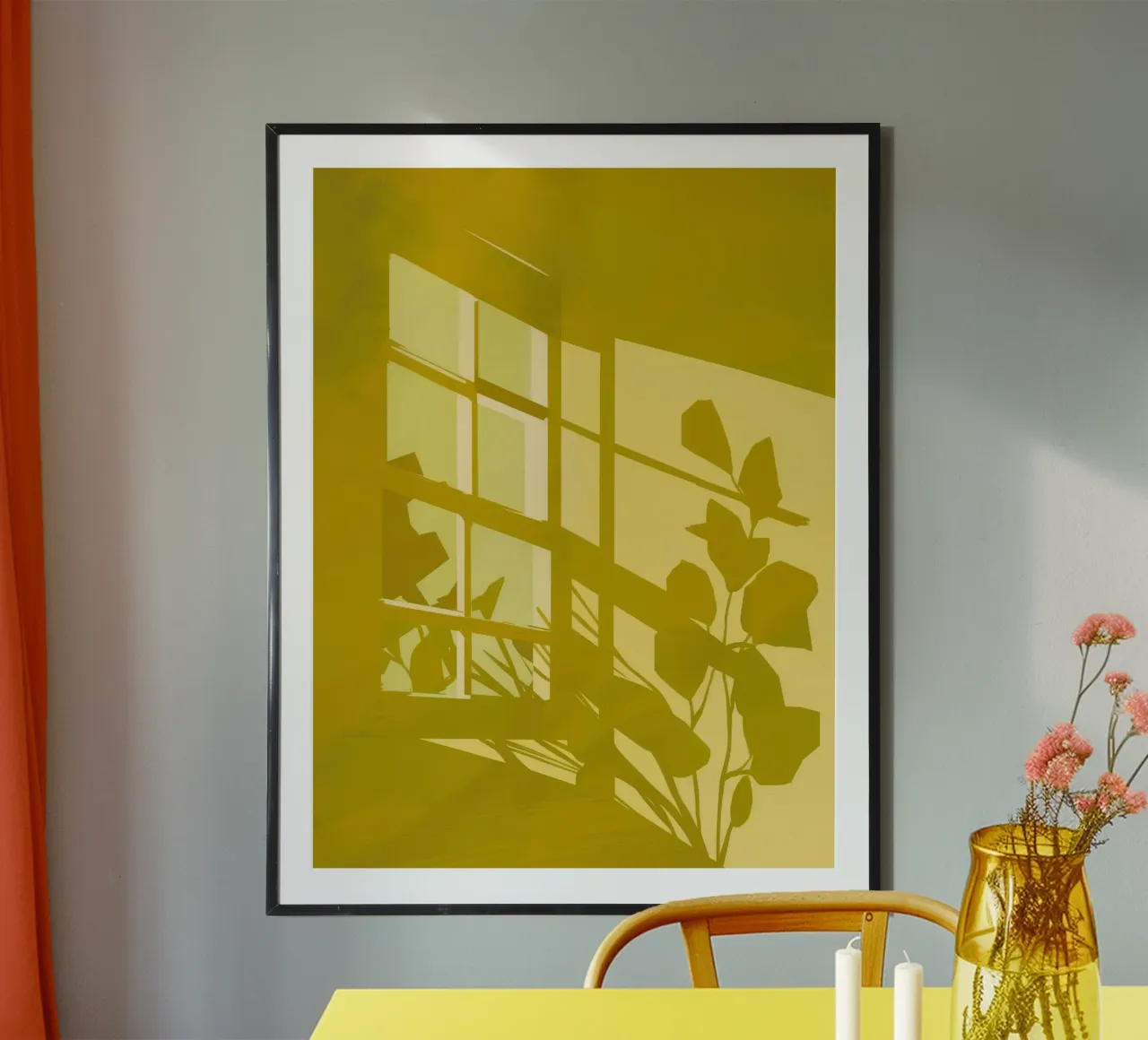 Gioco di ombre della finestra poster da Pan Denim