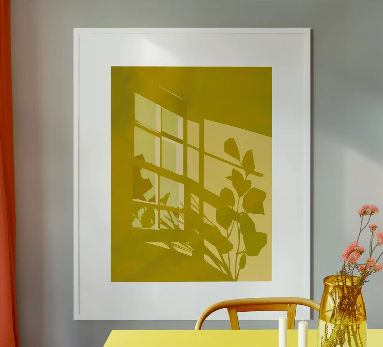 Window Shadowplay poster by Pan Denim