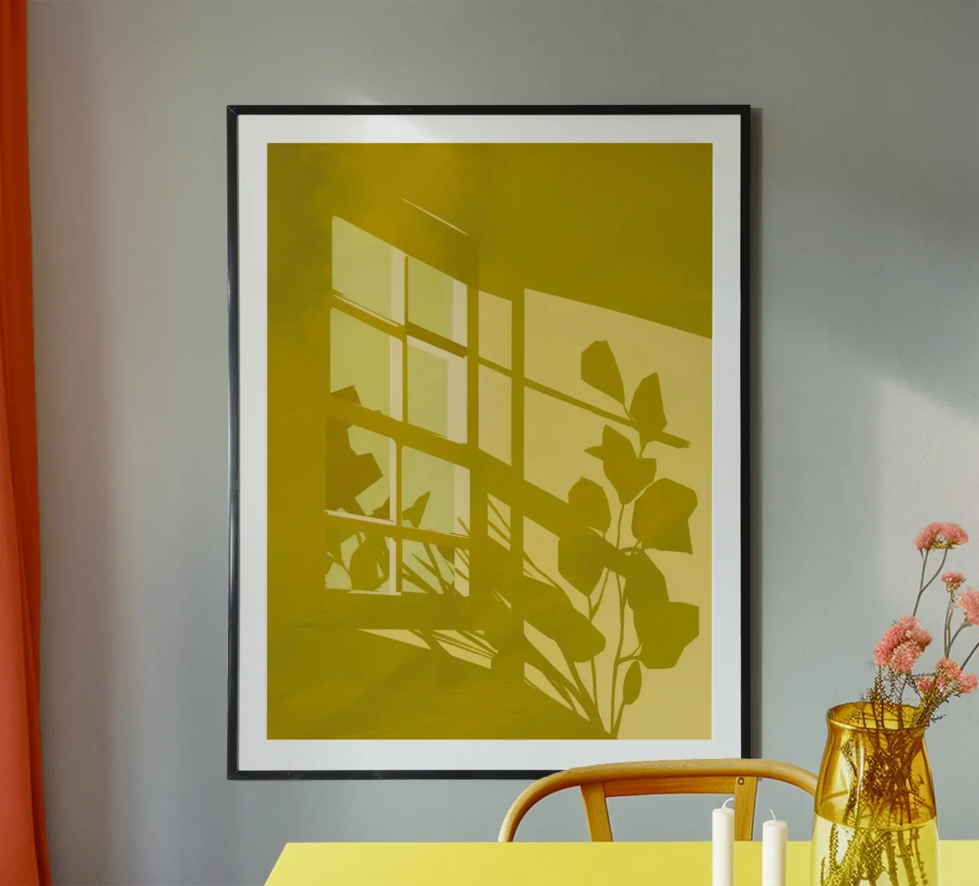 Window Shadowplay poster by Pan Denim
