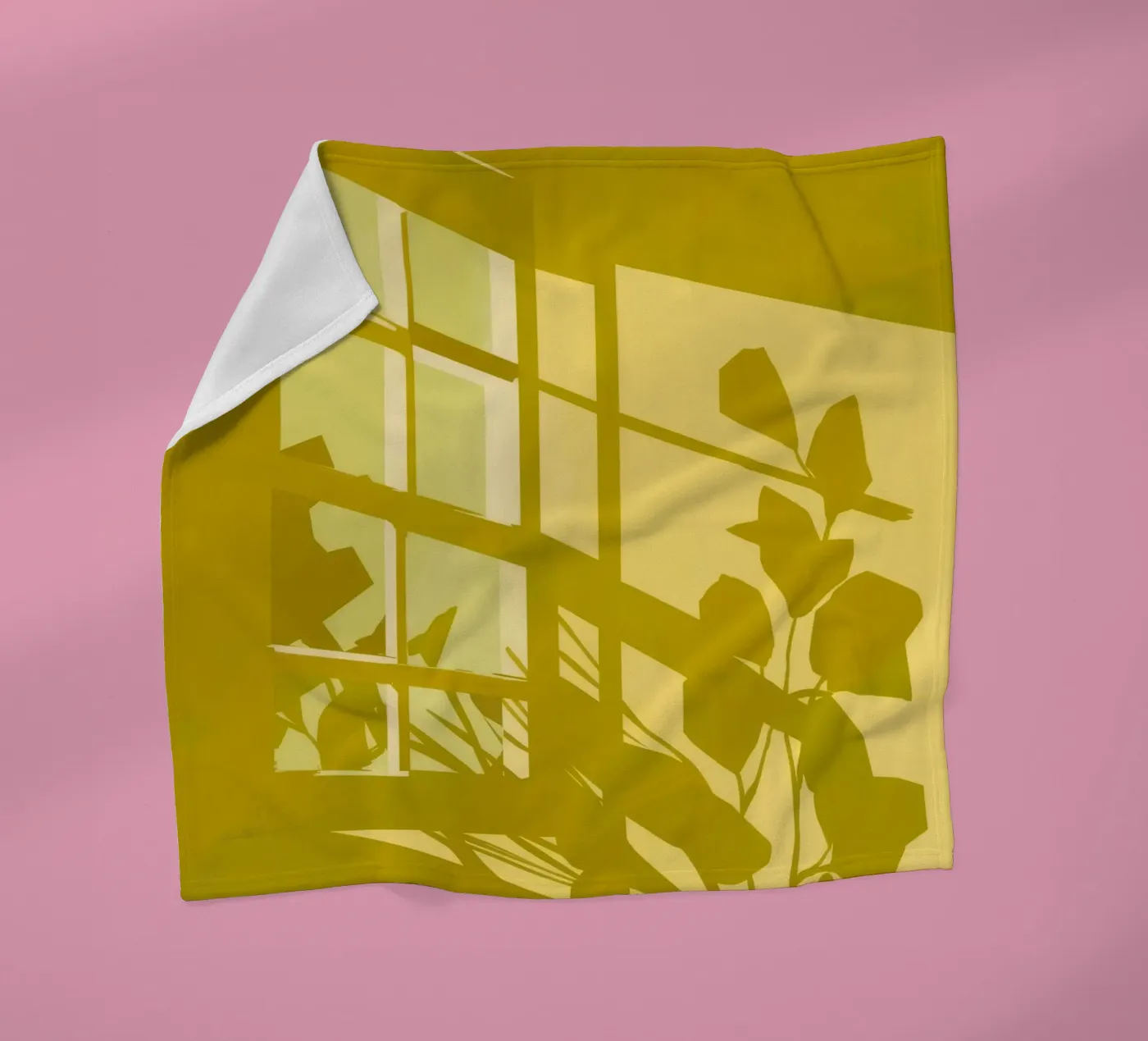 Venster Schaduwspel fleecedeken van Pan Denim