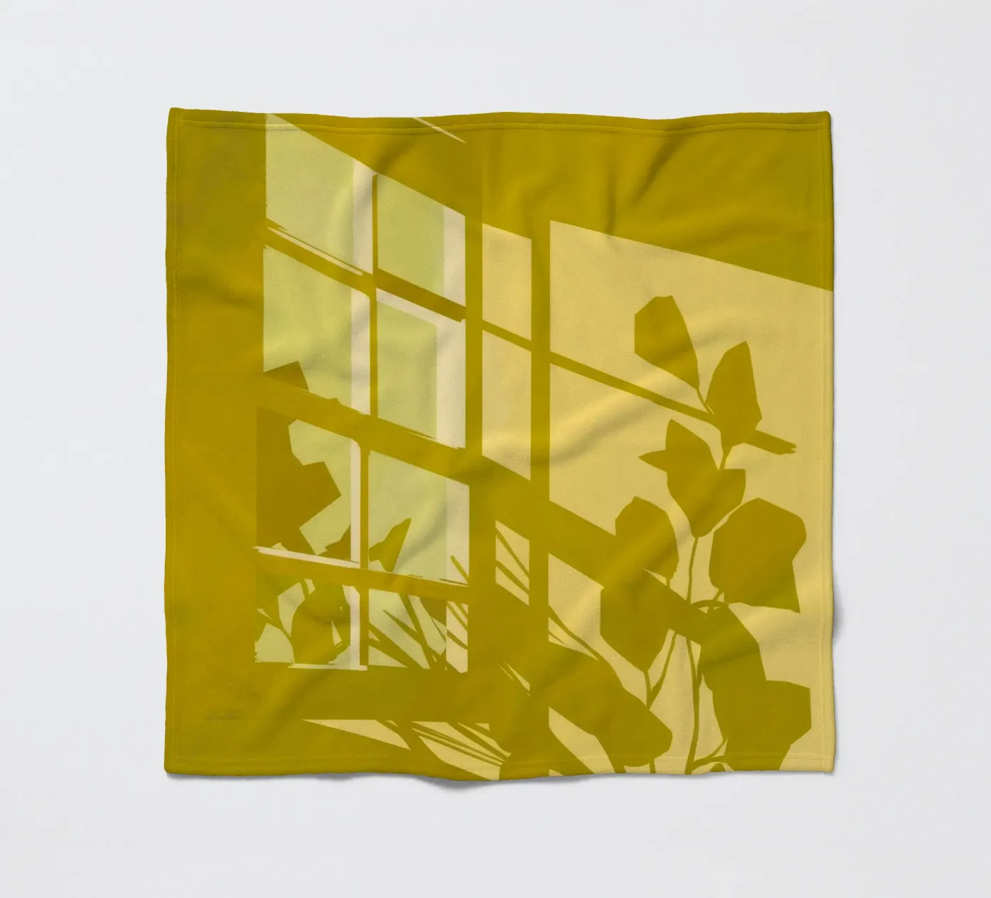 Venster Schaduwspel fleecedeken van Pan Denim