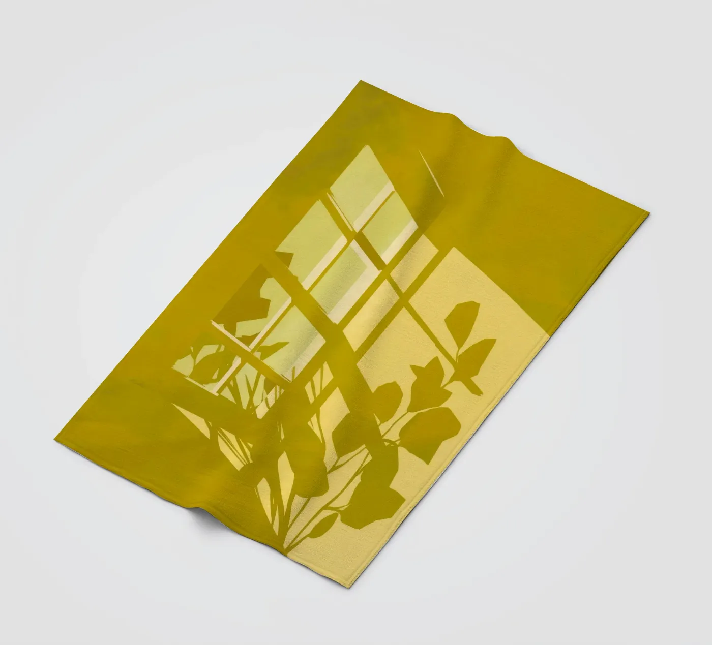 Venster Schaduwspel fleecedeken van Pan Denim