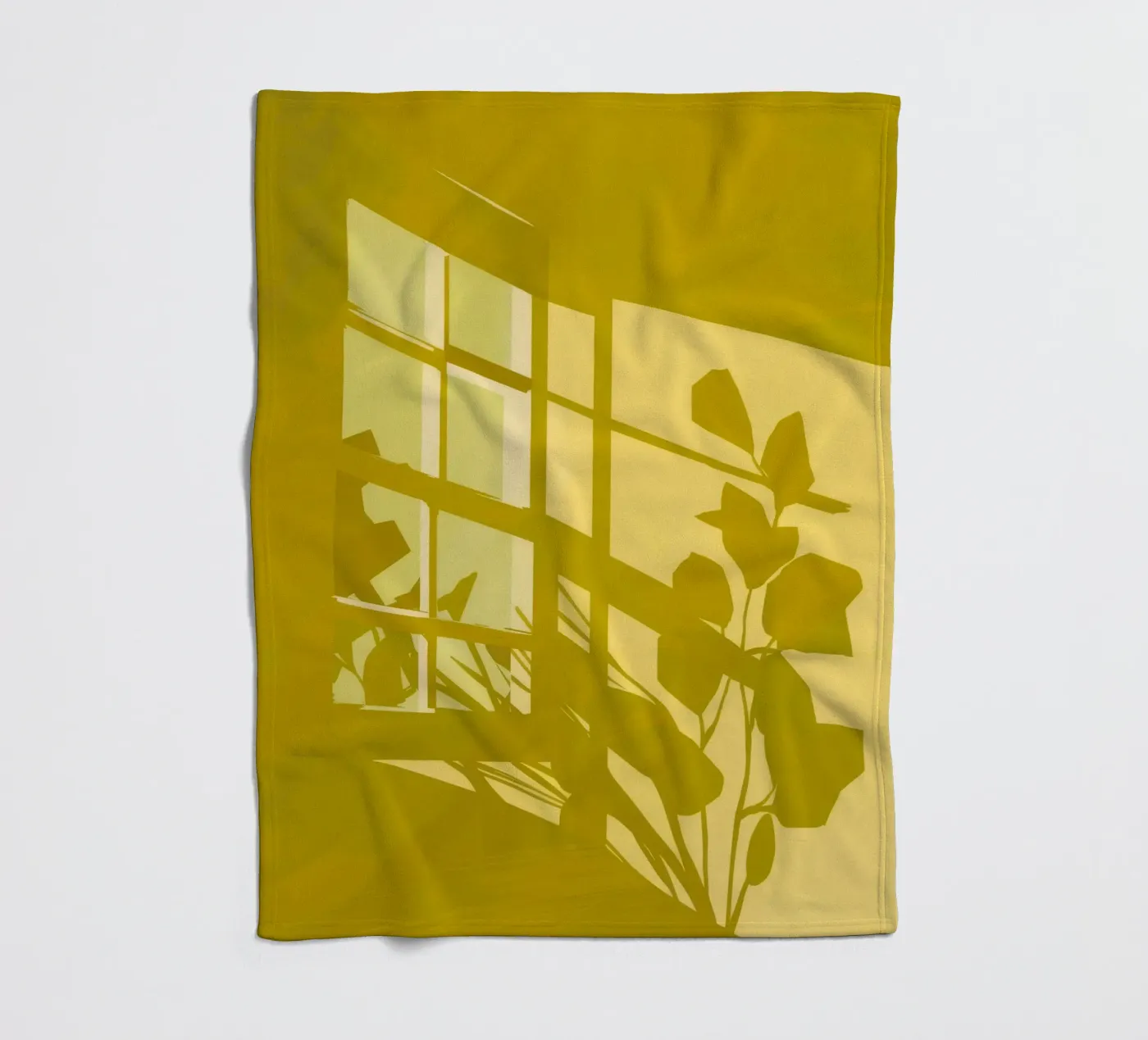 Venster Schaduwspel fleecedeken van Pan Denim