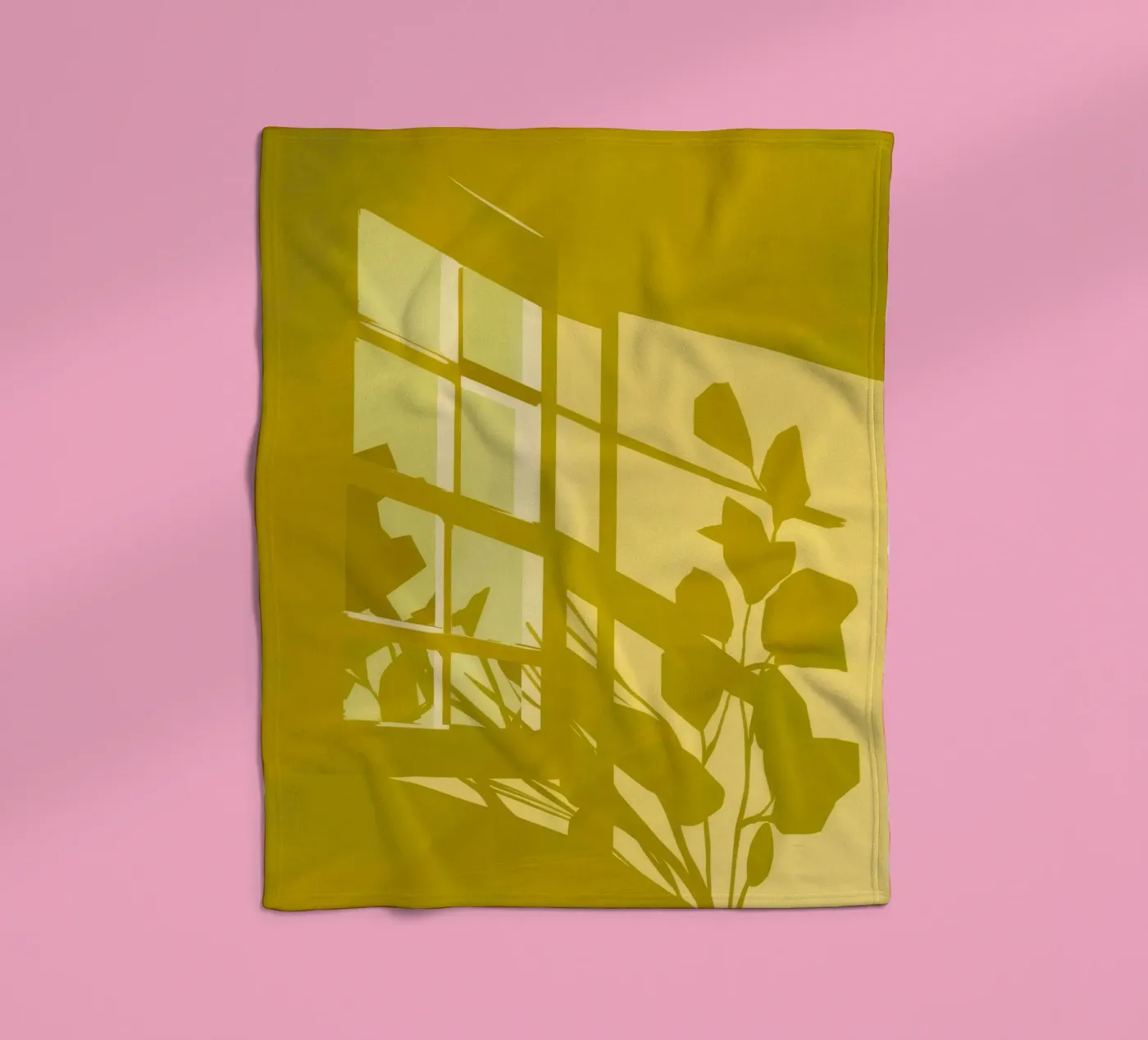 Venster Schaduwspel fleecedeken van Pan Denim