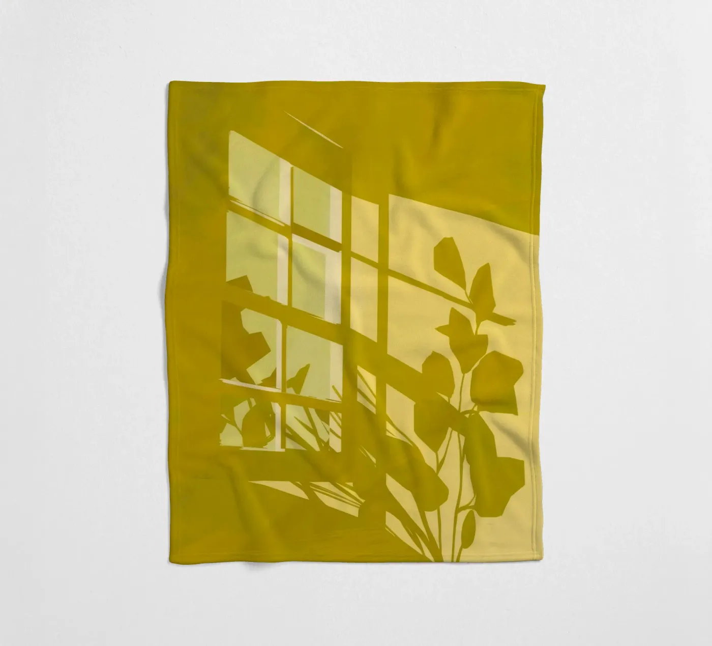 Venster Schaduwspel fleecedeken van Pan Denim