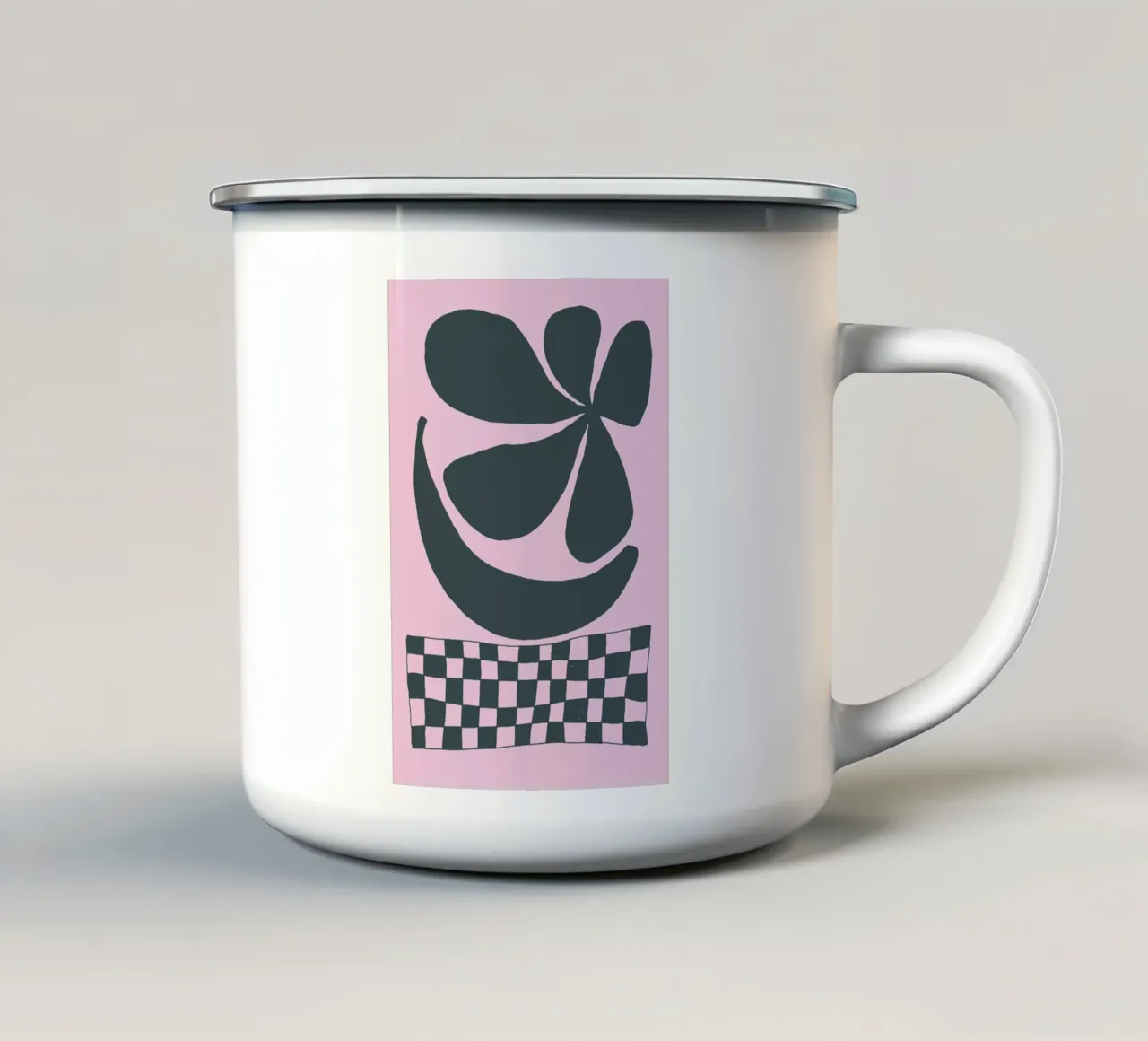 Banana Blossom tazza in smalto da Pure