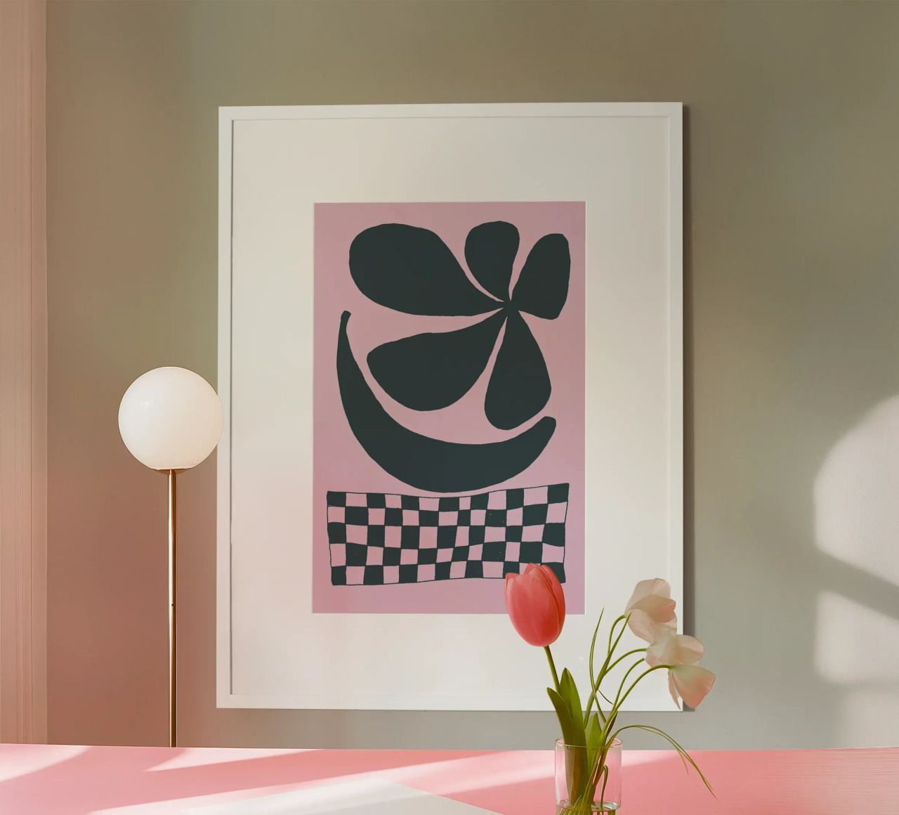 Banana Blossom Poster von Pure