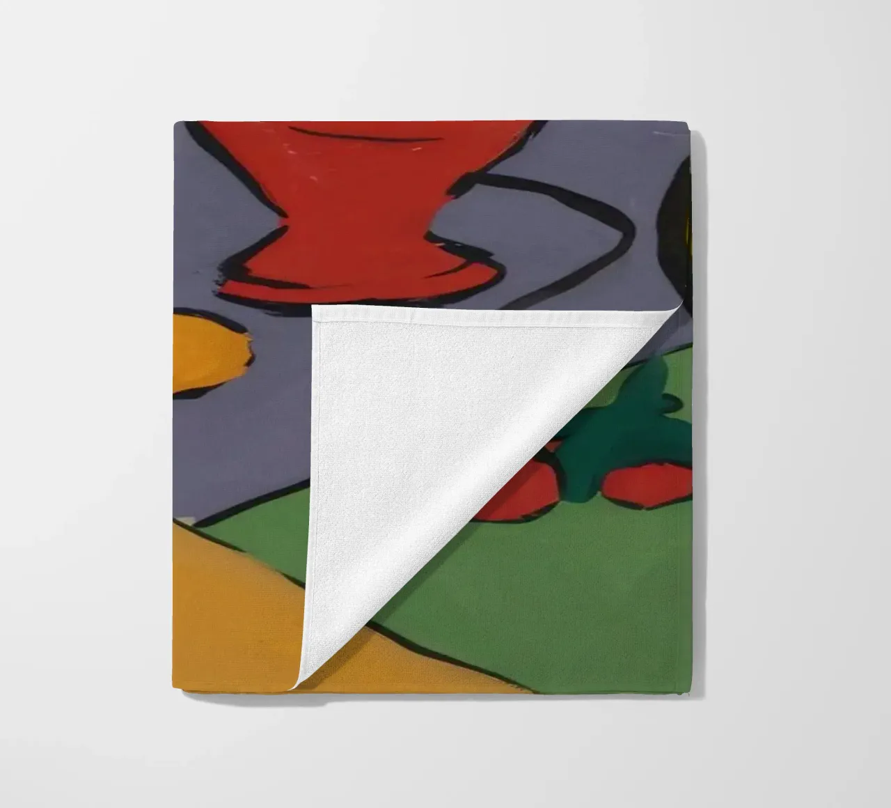 Abstract Lamp and Vase beach towel by Tiga Bersama