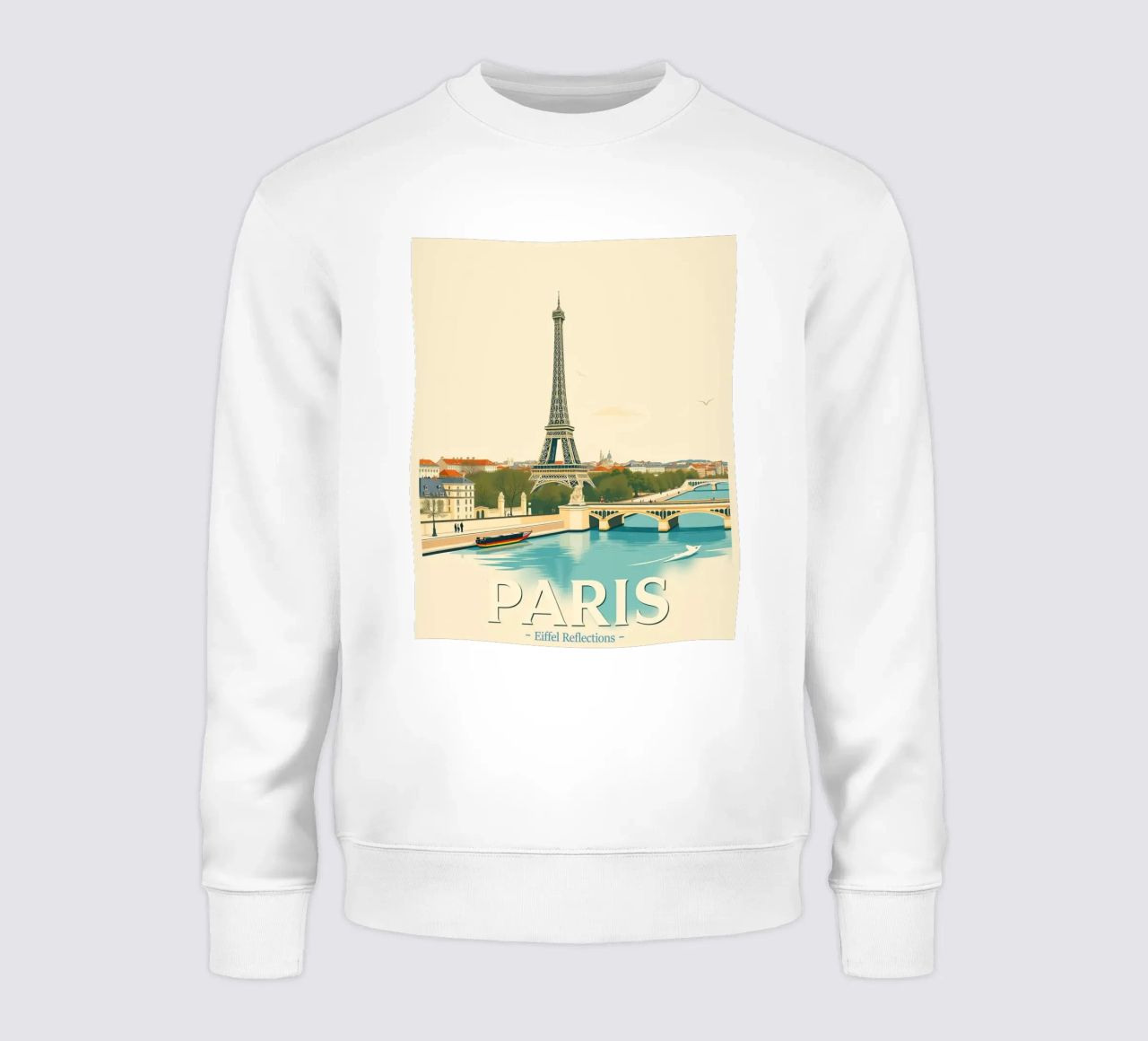 Parigi - Riflesso Eiffel felpa da HicksShop