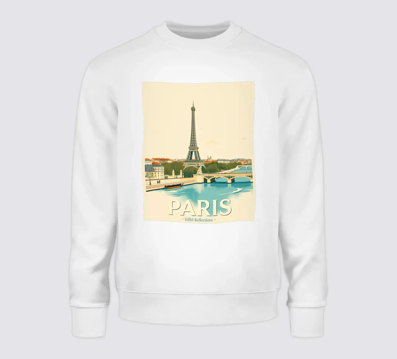Parigi - Riflesso Eiffel felpa da HicksShop