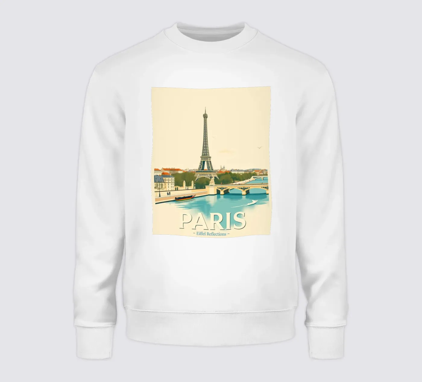 Parigi - Riflesso Eiffel felpa da HicksShop