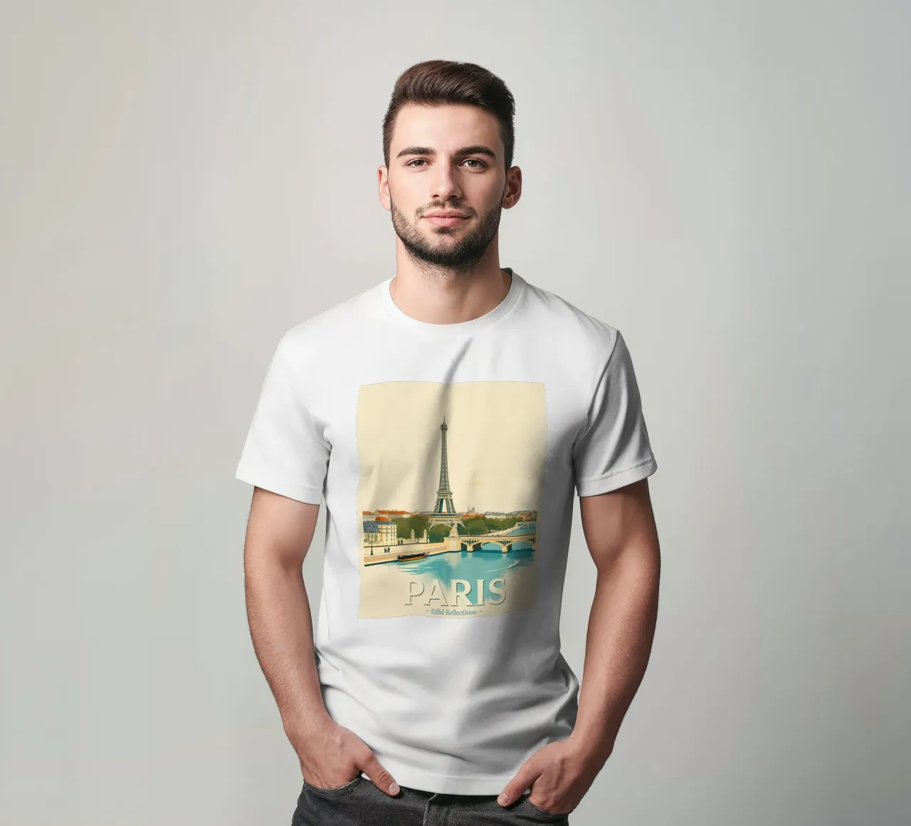 Parigi - Riflesso Eiffel t-shirt da HicksShop