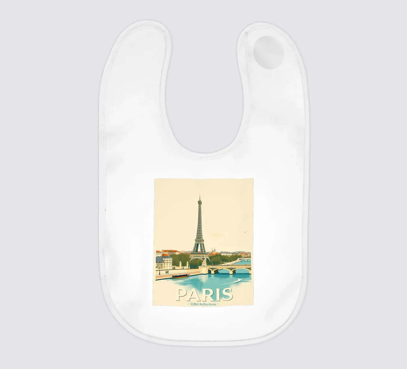 Paris - Eiffel Reflection bavaglino da HicksShop