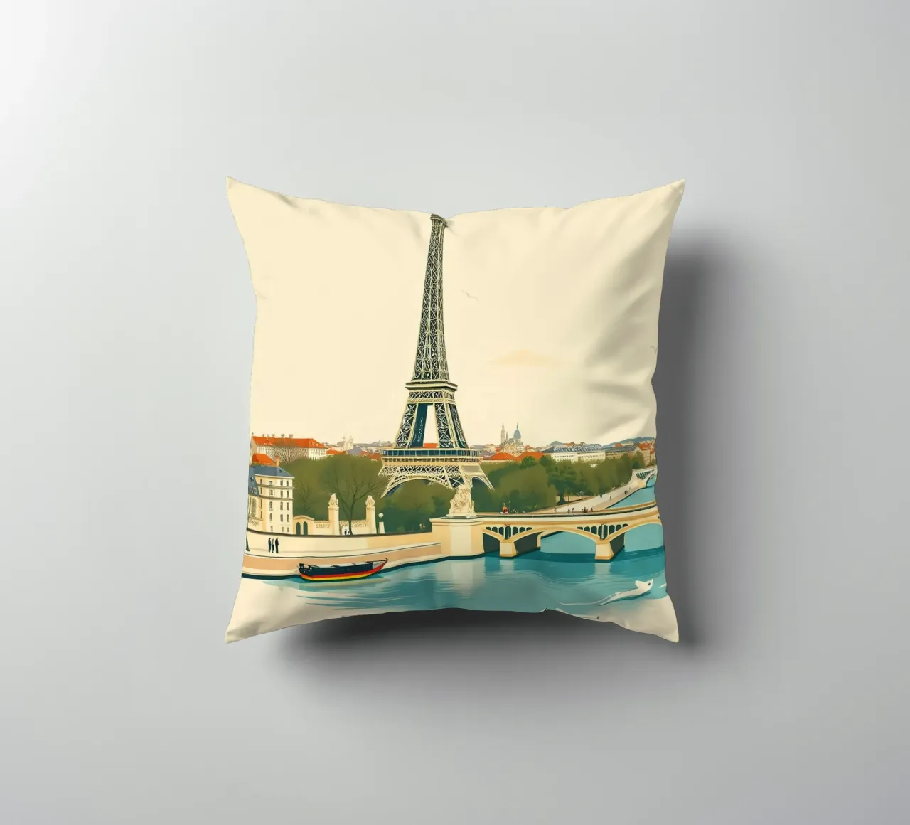 Parigi - Riflesso Eiffel cuscino da HicksShop