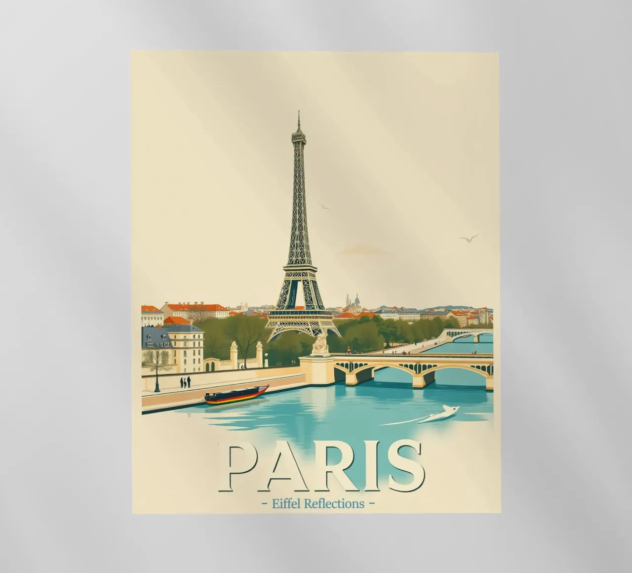 Parigi - Riflesso Eiffel pellicola backlit da HicksShop