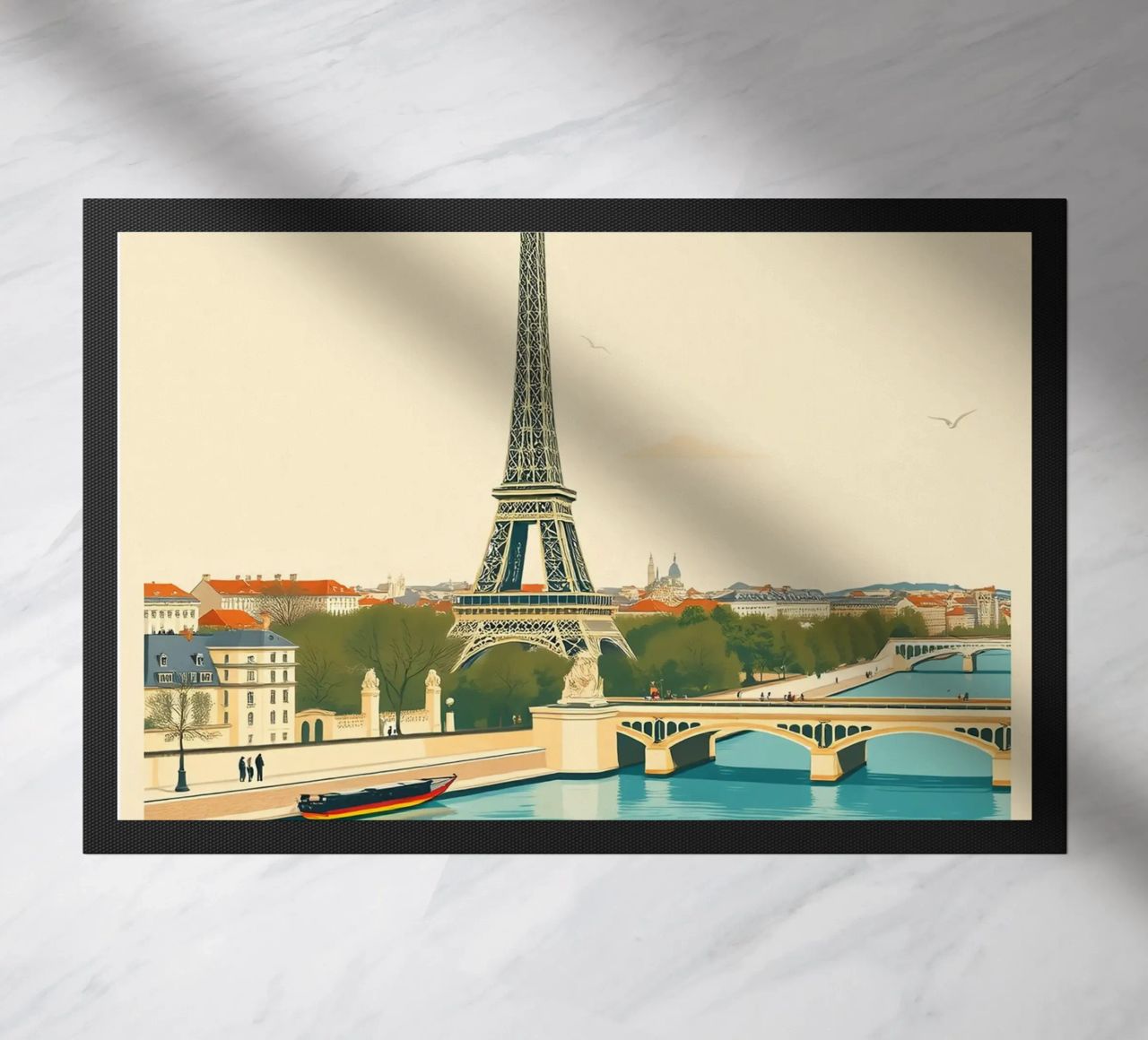 Parigi - Riflesso Eiffel zerbino da HicksShop