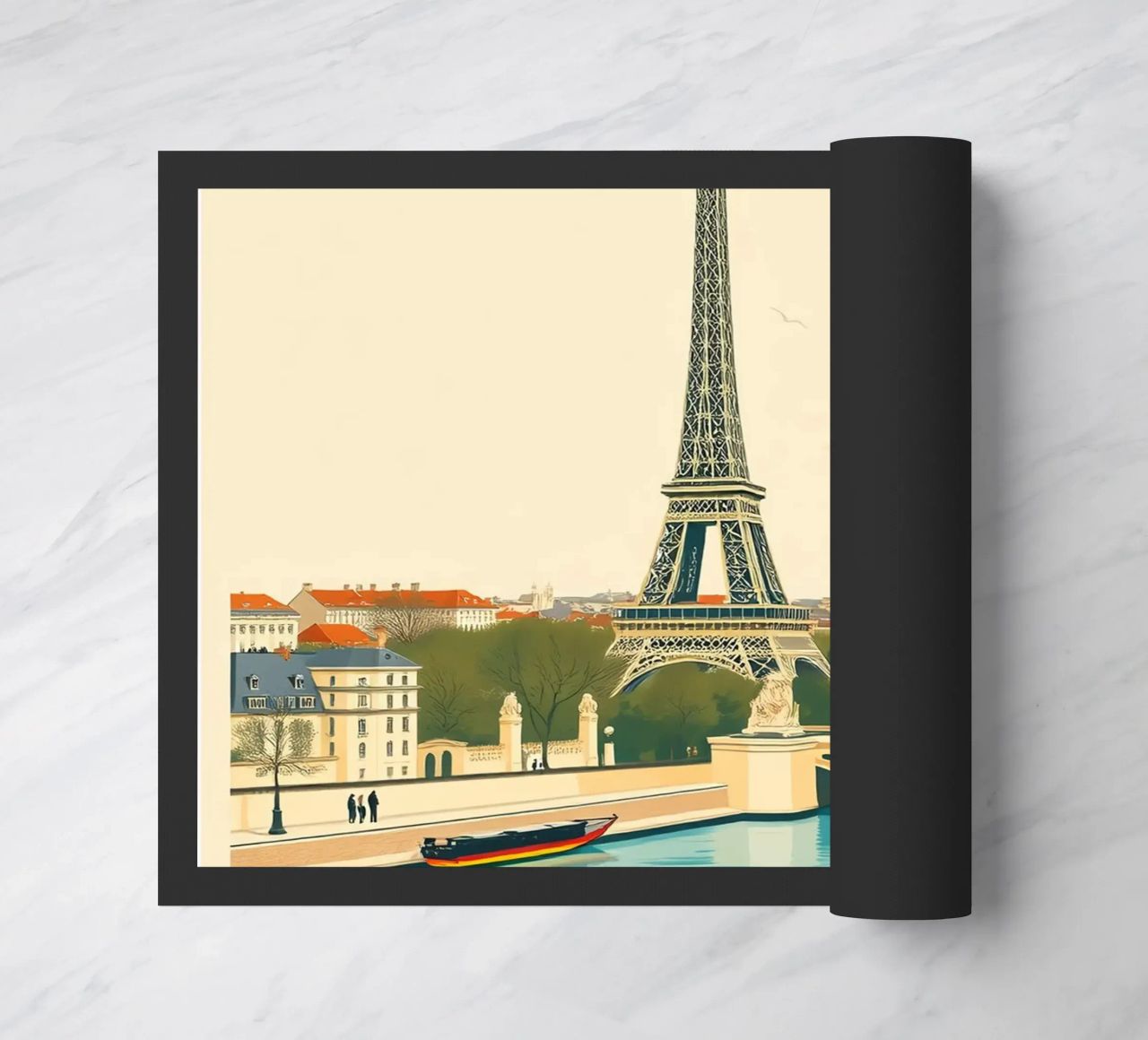Parigi - Riflesso Eiffel zerbino da HicksShop