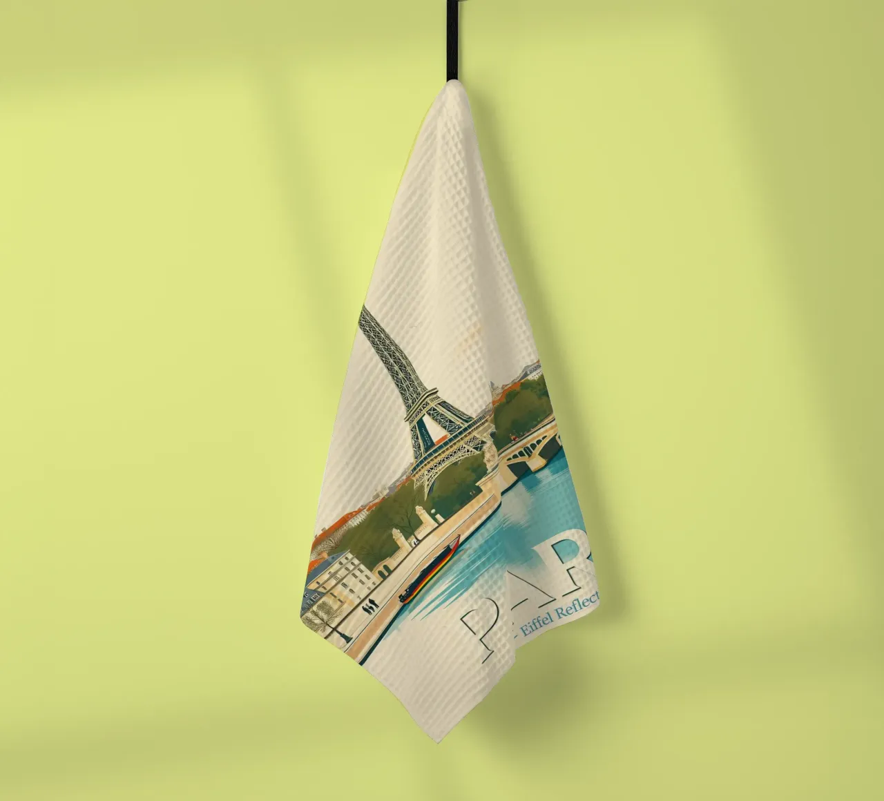 Parigi - Riflesso Eiffel canovaccio da cucina da HicksShop